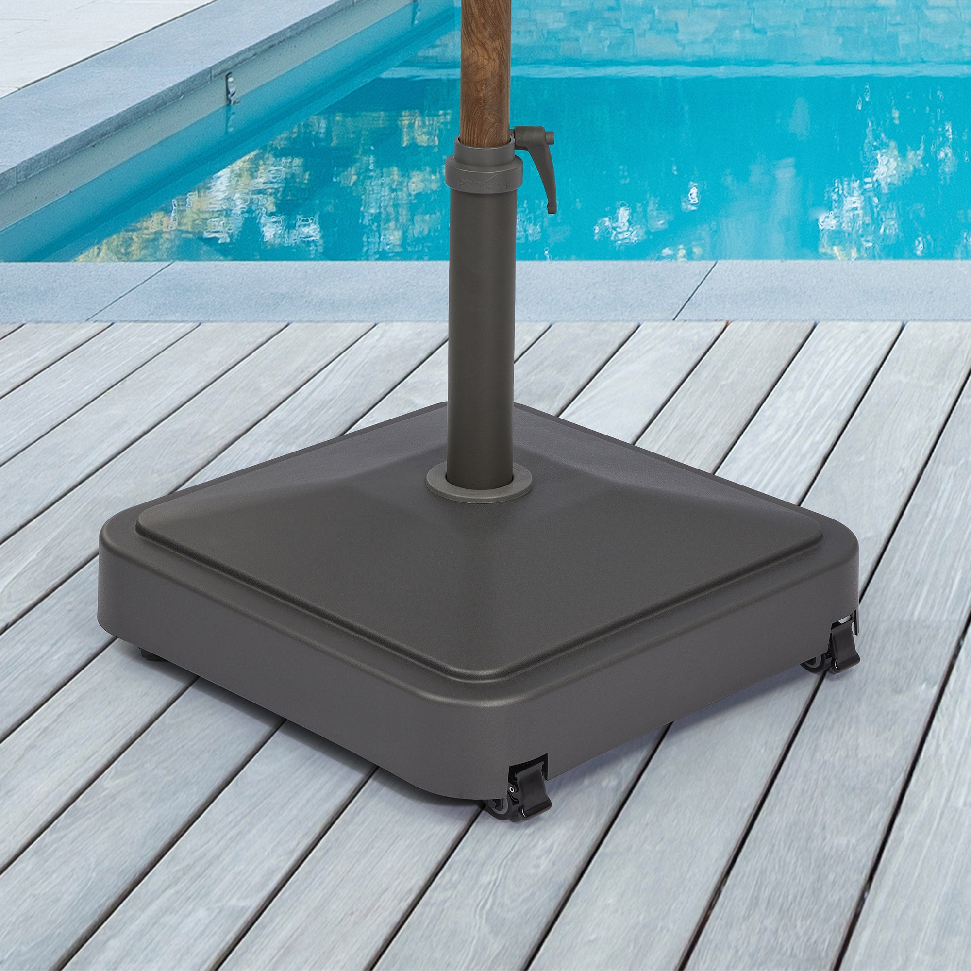 Proshade Umbrella Base with Wheels, Clamp and Split Stem