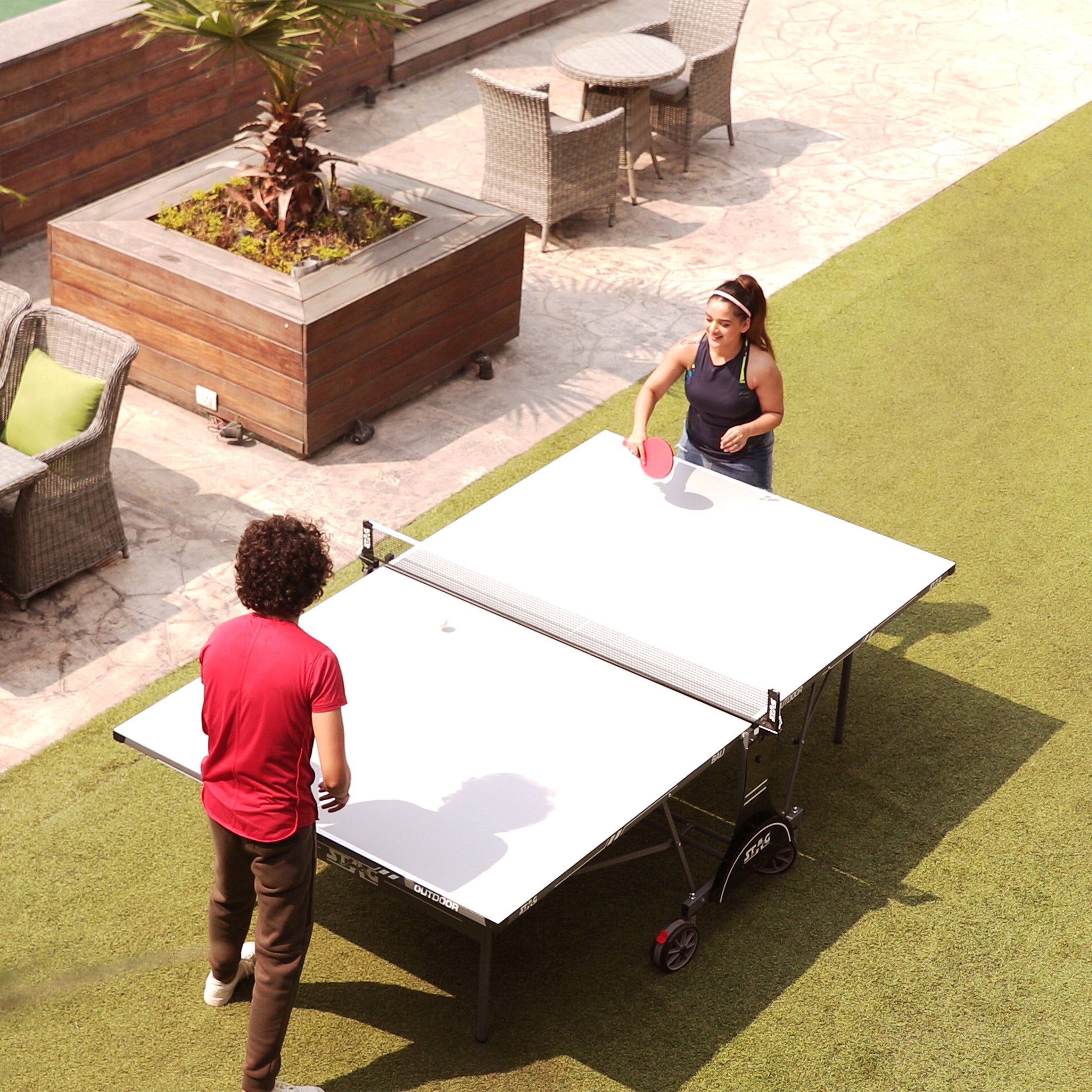 Stag Bali Indoor Outdoor Table Tennis Bundle