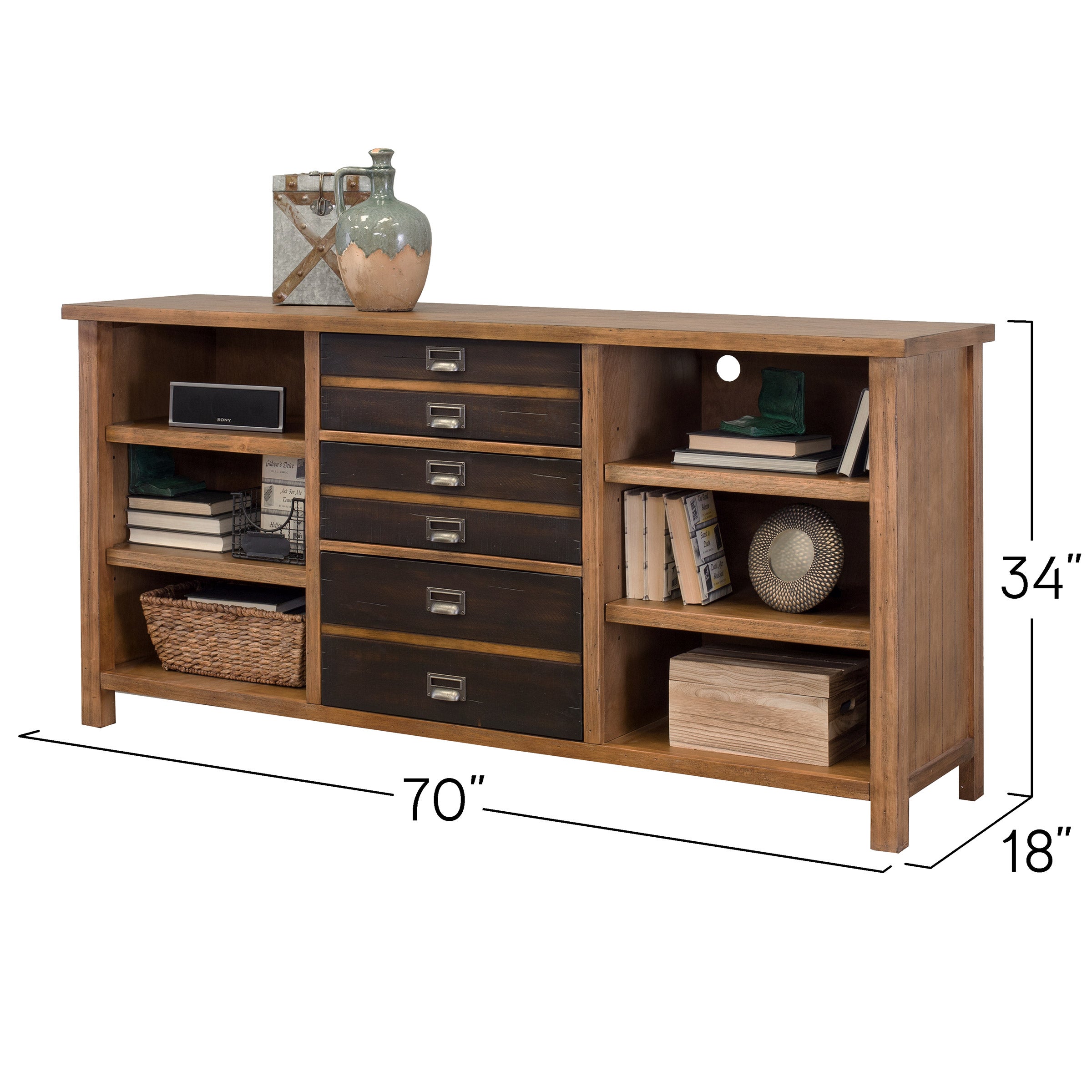 Hester Desk, Credenza and Bookcase
