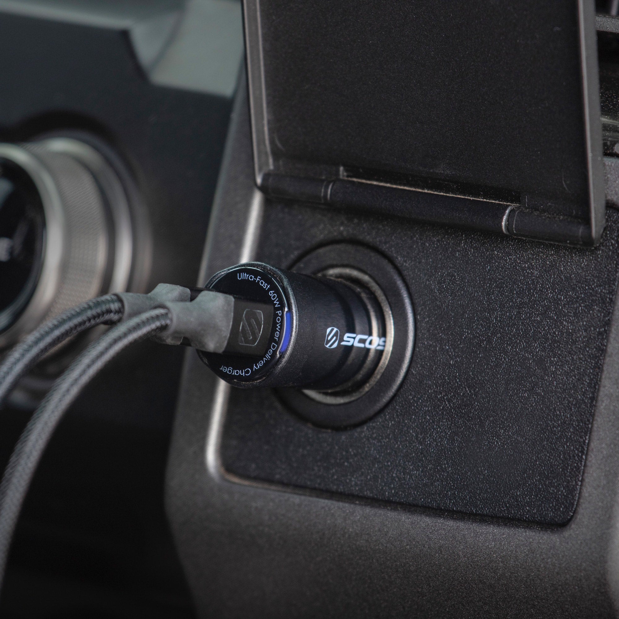 Scosche PowerVolt PD60 Dual Port USB-C Car Charger, 2-pack