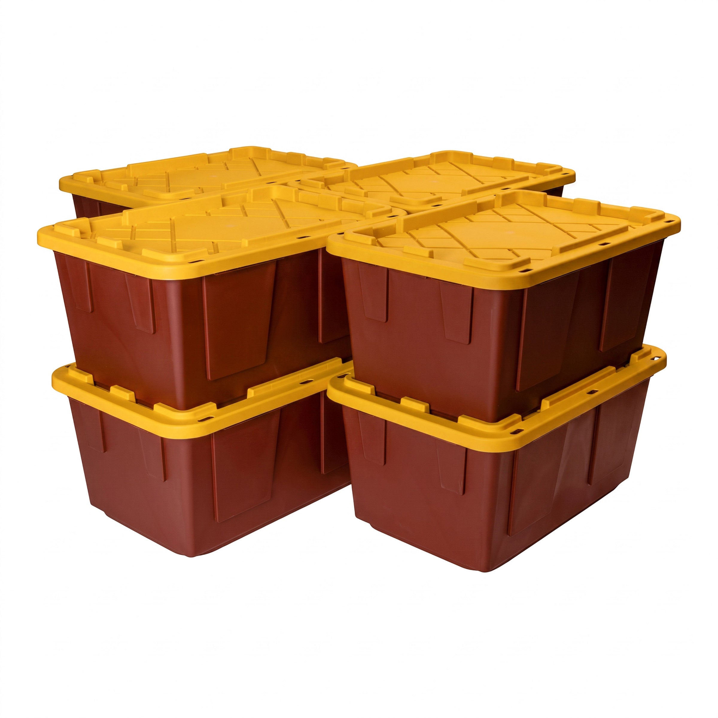 Greenmade 27 Gallon Tailgate Storage Bin, 8-pack