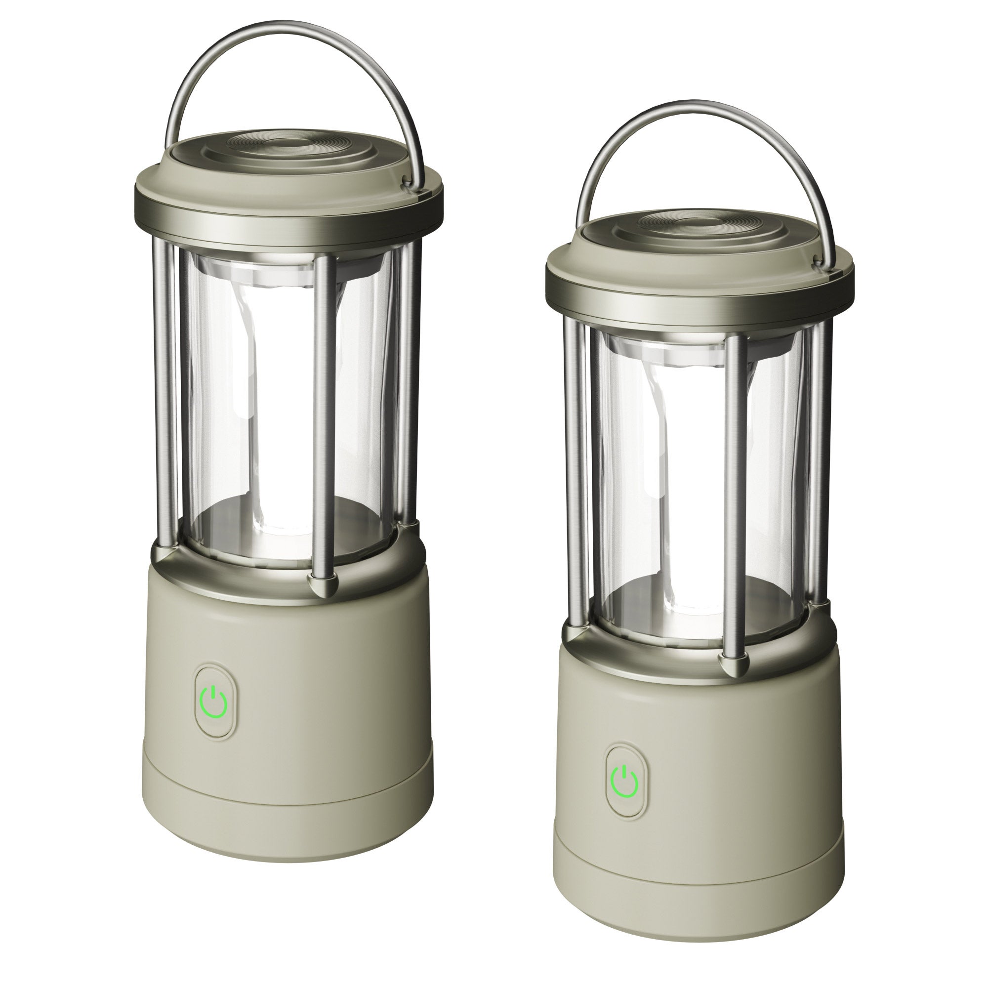 Lepro Battery Powered LED Portable Camping Lantern, 2-pack