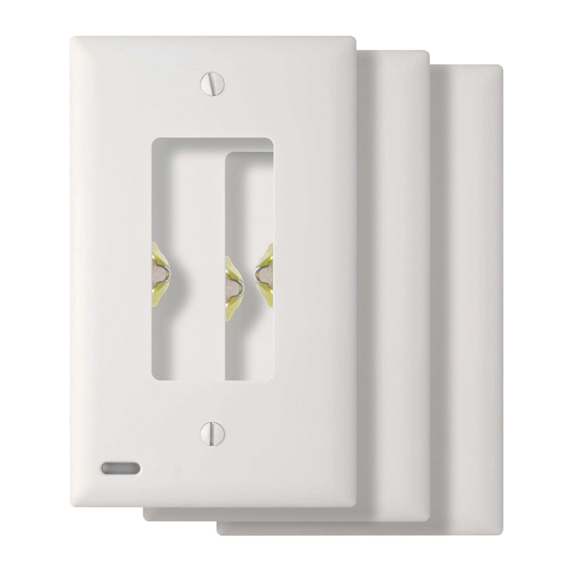 SnapPower GuideLight 2 LED Outlet Cover, 3-pack