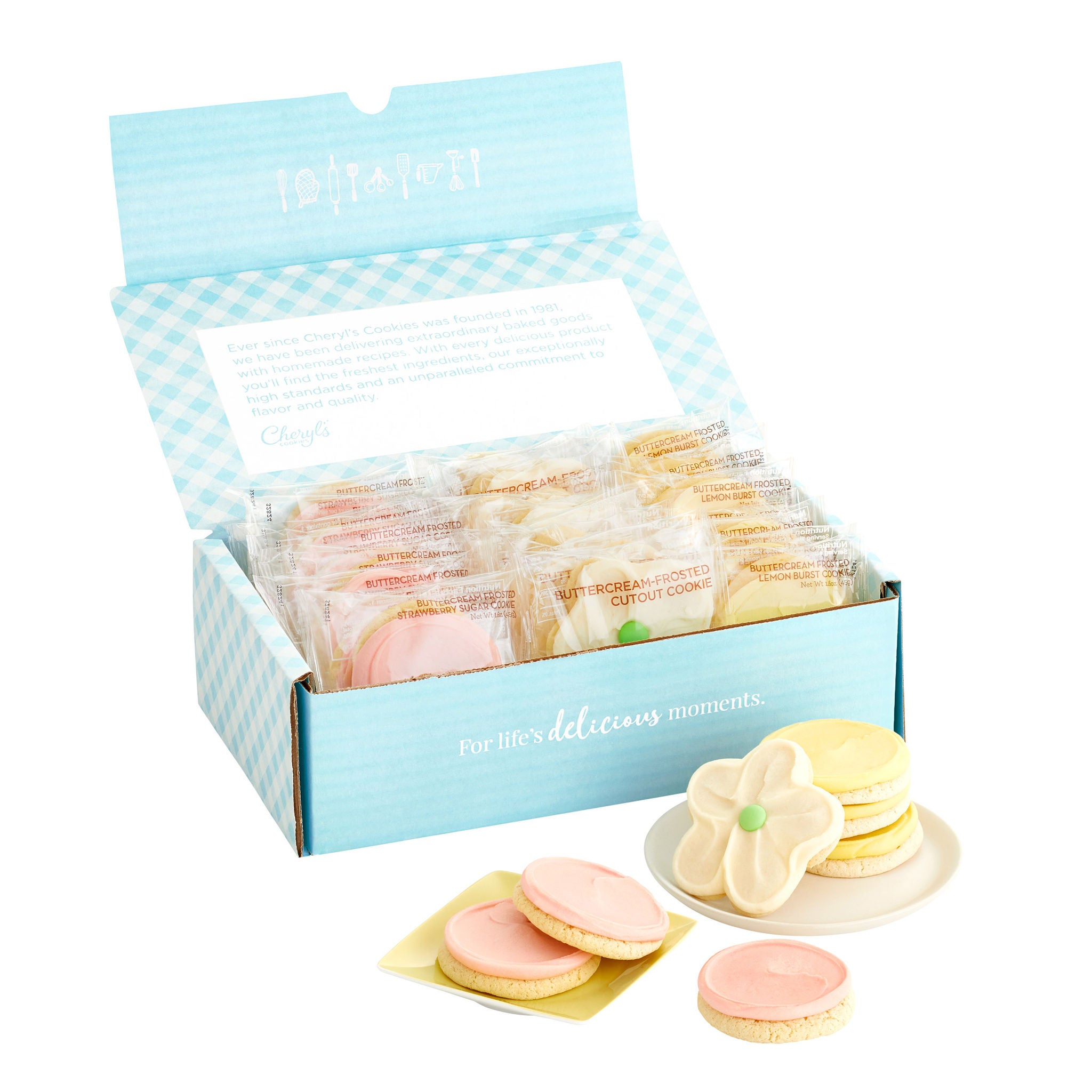 Cheryl's Assorted Spring Cookies, 24-count, 37.6 oz. total