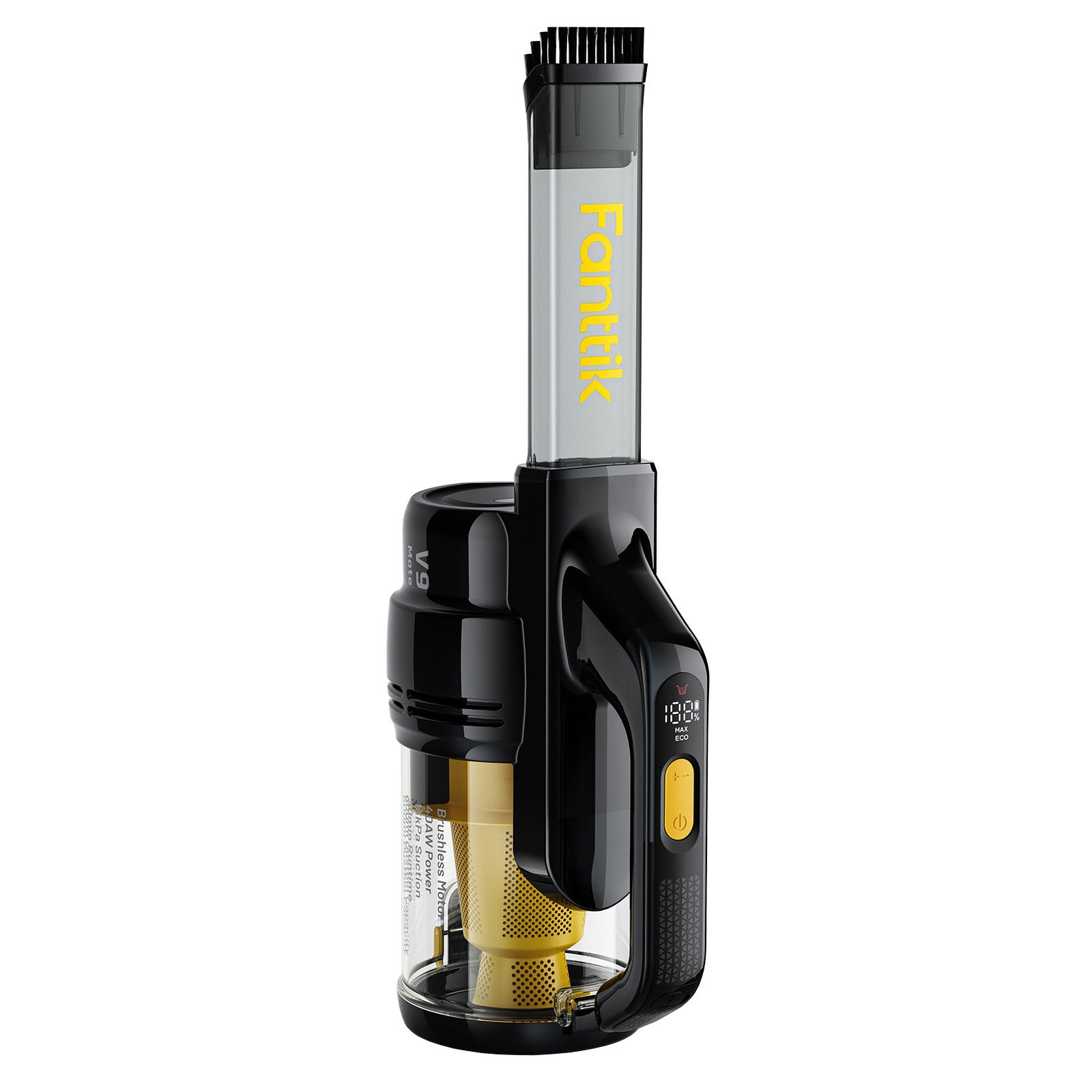FanttikV9 Mate Apex Cordless Car Vacuum - Black