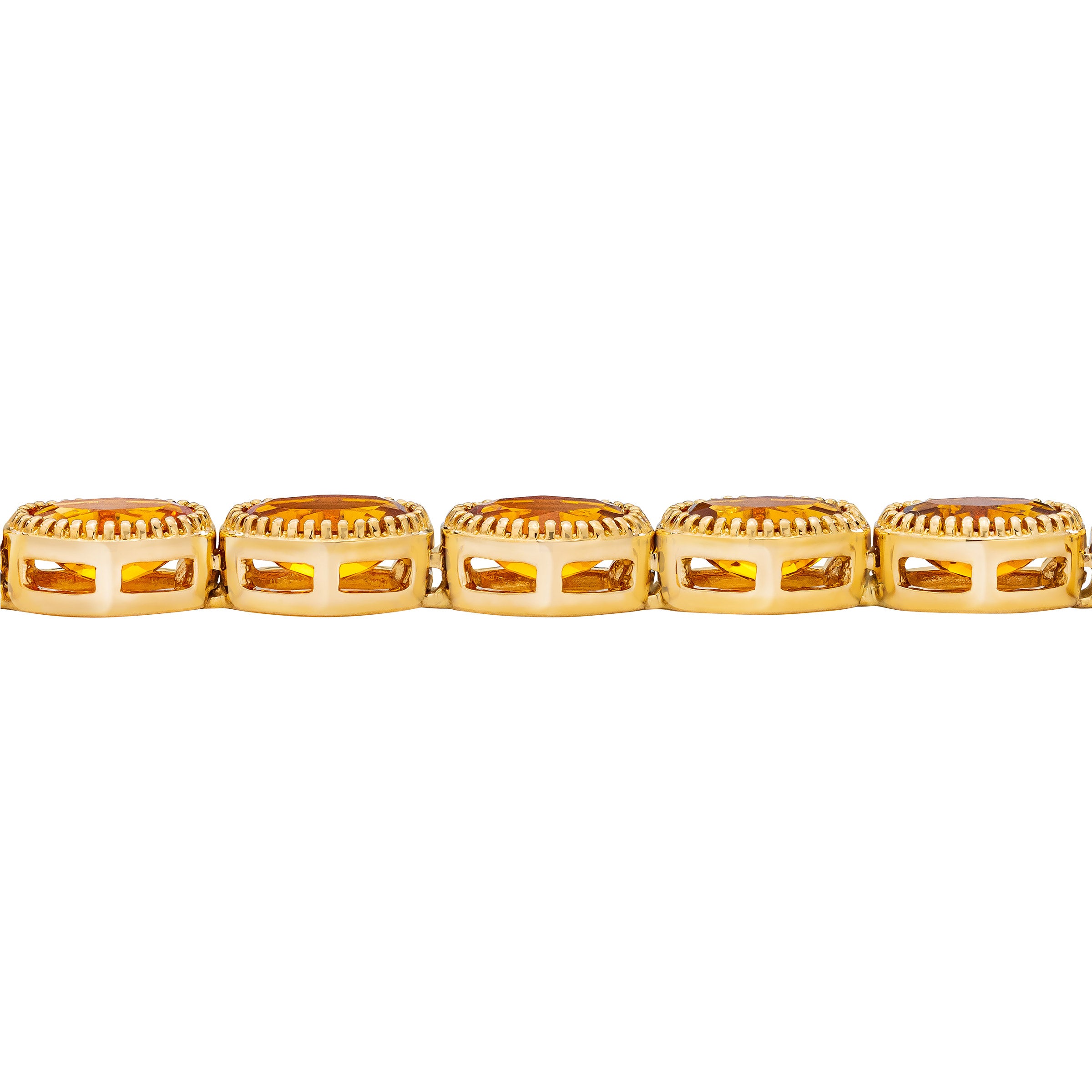 Gemstone 14kt White Gold Bracelet