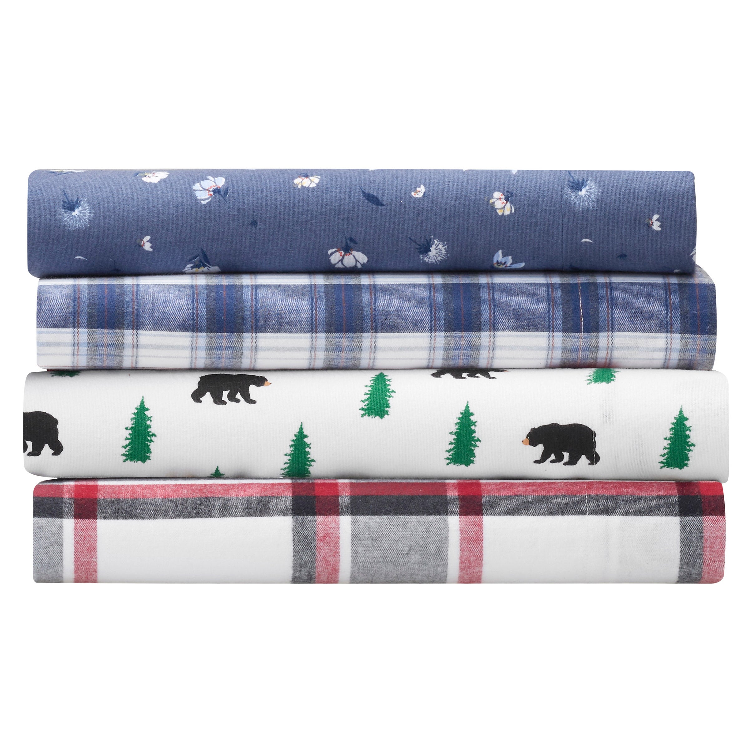 Portuguese Flannel 4-piece Sheet Set