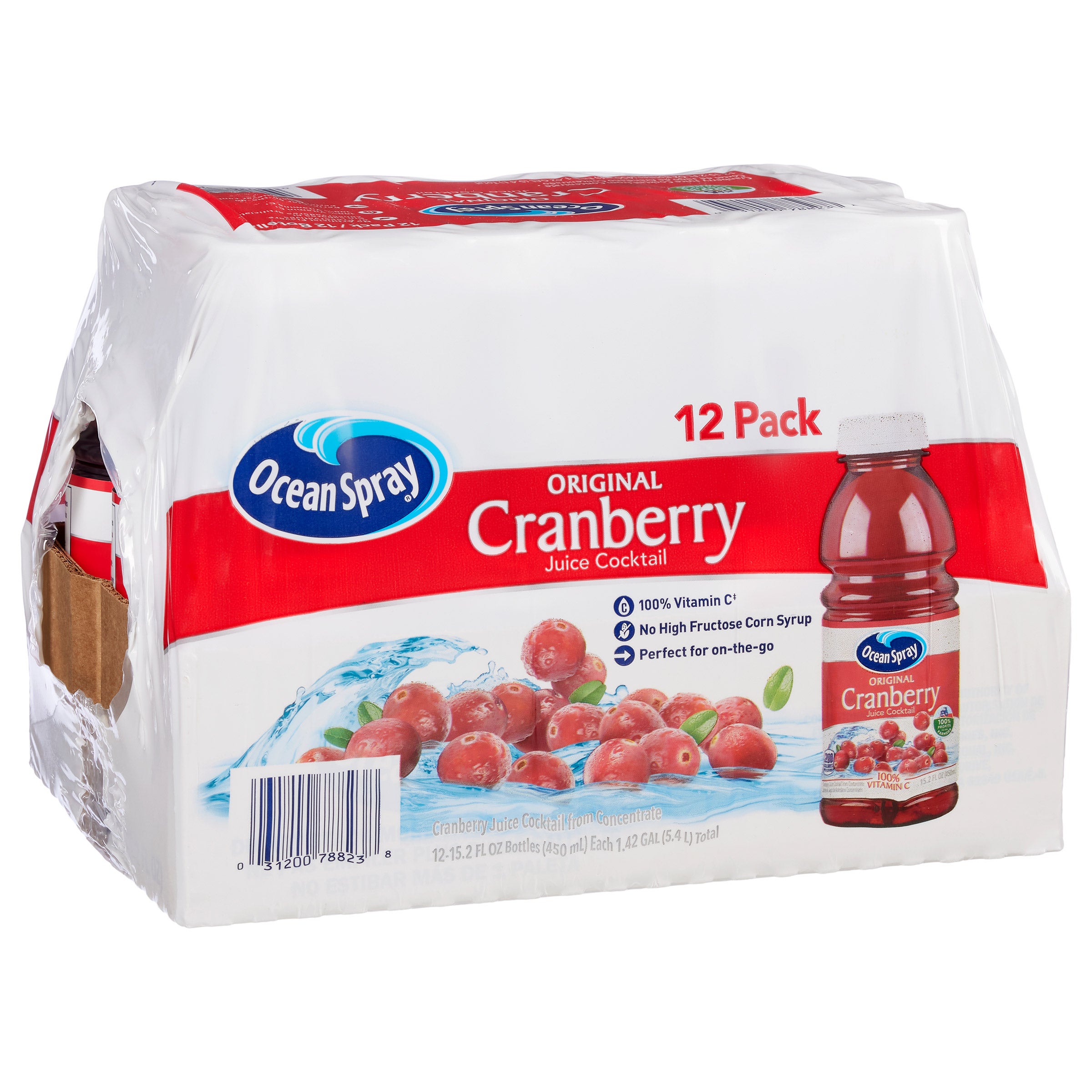 Ocean Spray, Cranberry Juice Cocktail, 15.2 fl oz, 12-Count