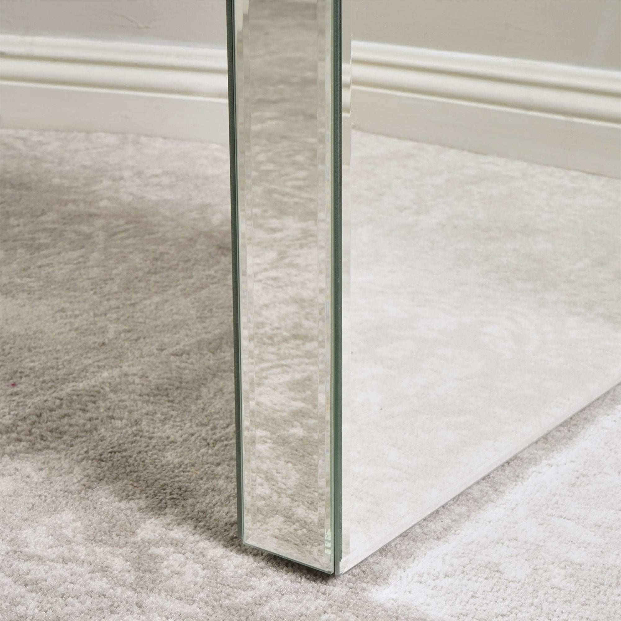 Scarlet Mirrored Console Table