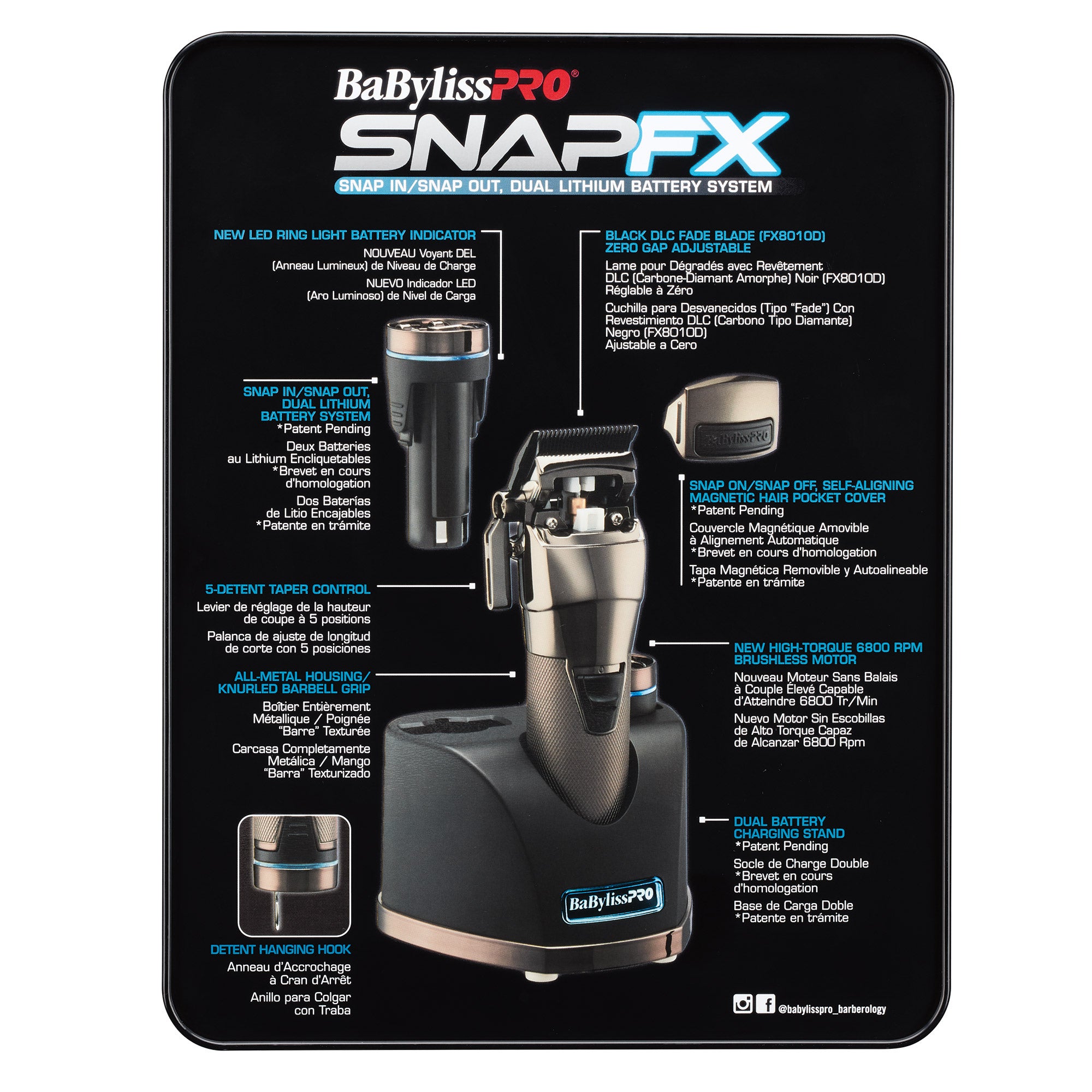 BaBylissPRO SNAPFX Clipper