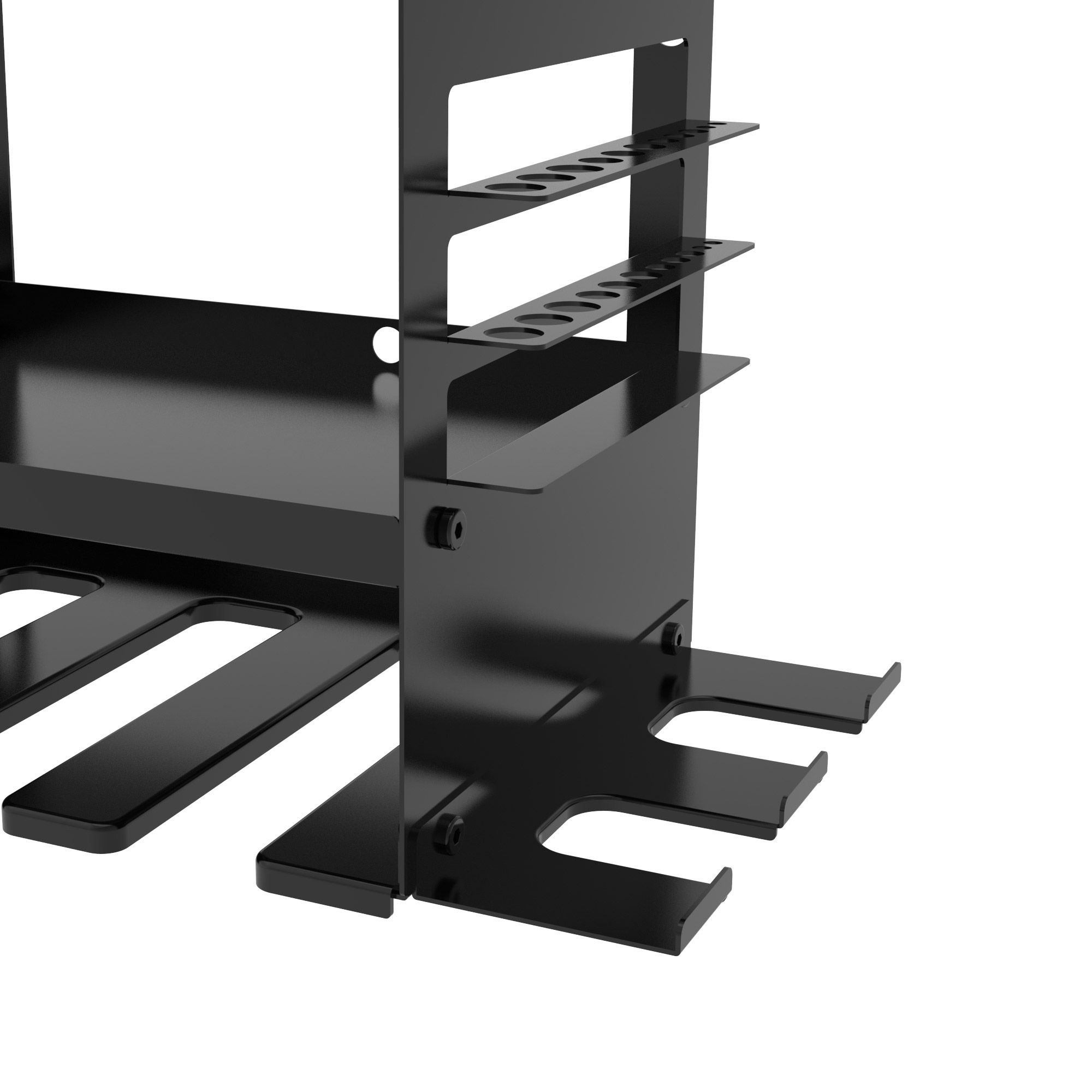 Permasteel 24.6″ 6-Bay Heavy Duty Wall Mounted Power Tool Organizer