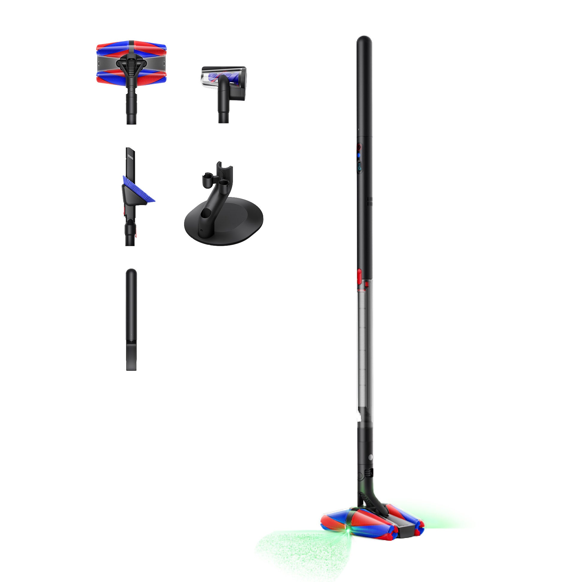 Dyson PencilVac Fluffycones Cordless Vacuum with Extra Battery