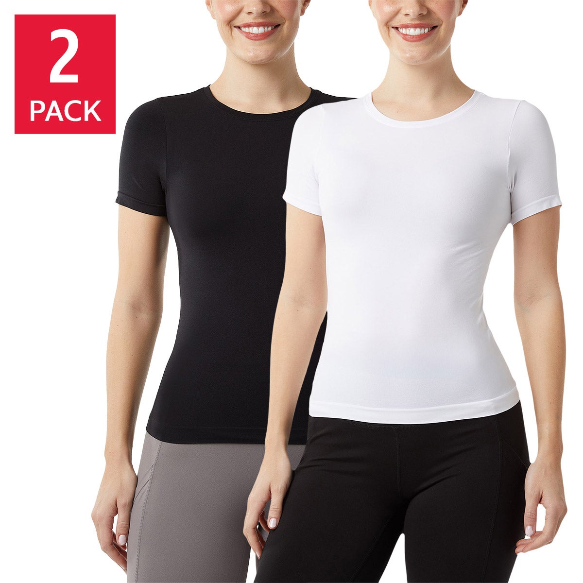 Layer Zero by 32 Degrees Women's Short Sleeve Seamless Tee