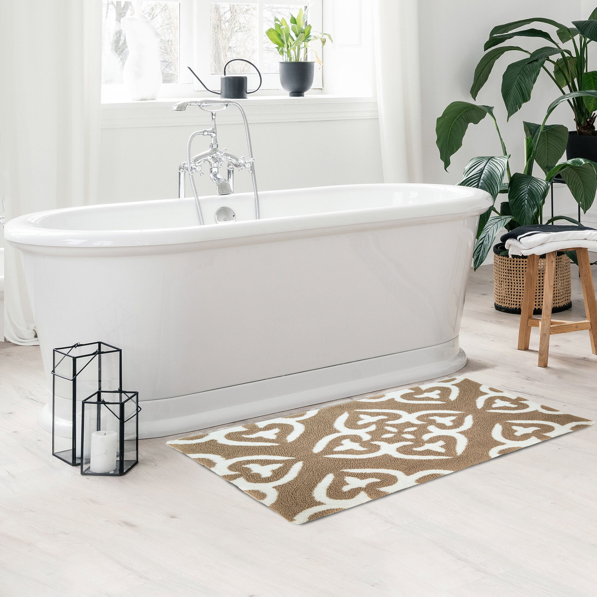 Whitley Willows Cotton Reversible Bath Mat