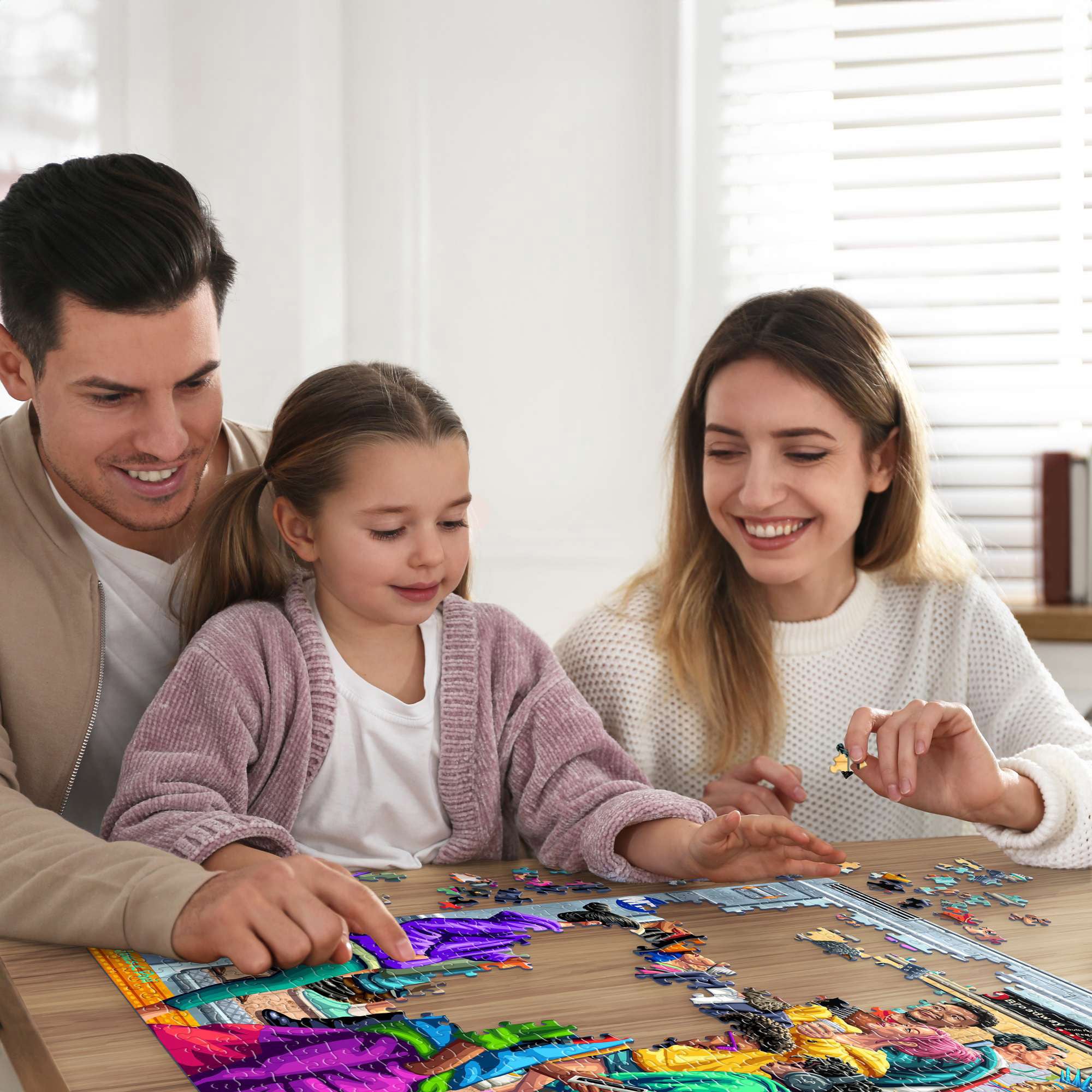 Boardwalk Assorted Jigsaw Puzzles, 3-pack