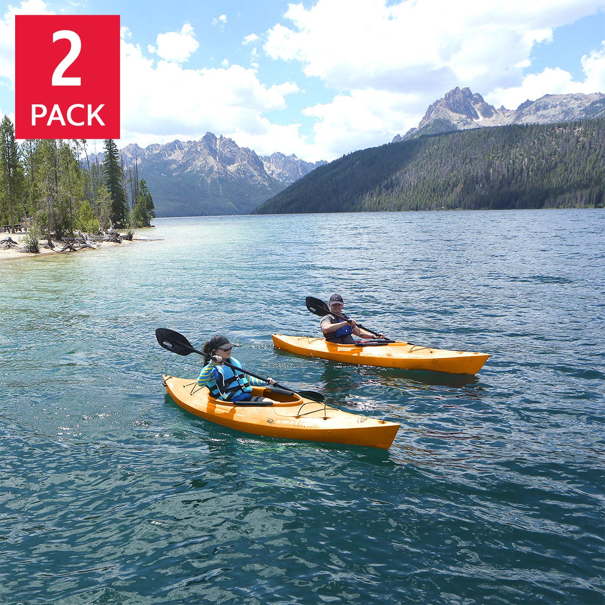 Glide 9'8" Sit-In-Kayak, 2-pack