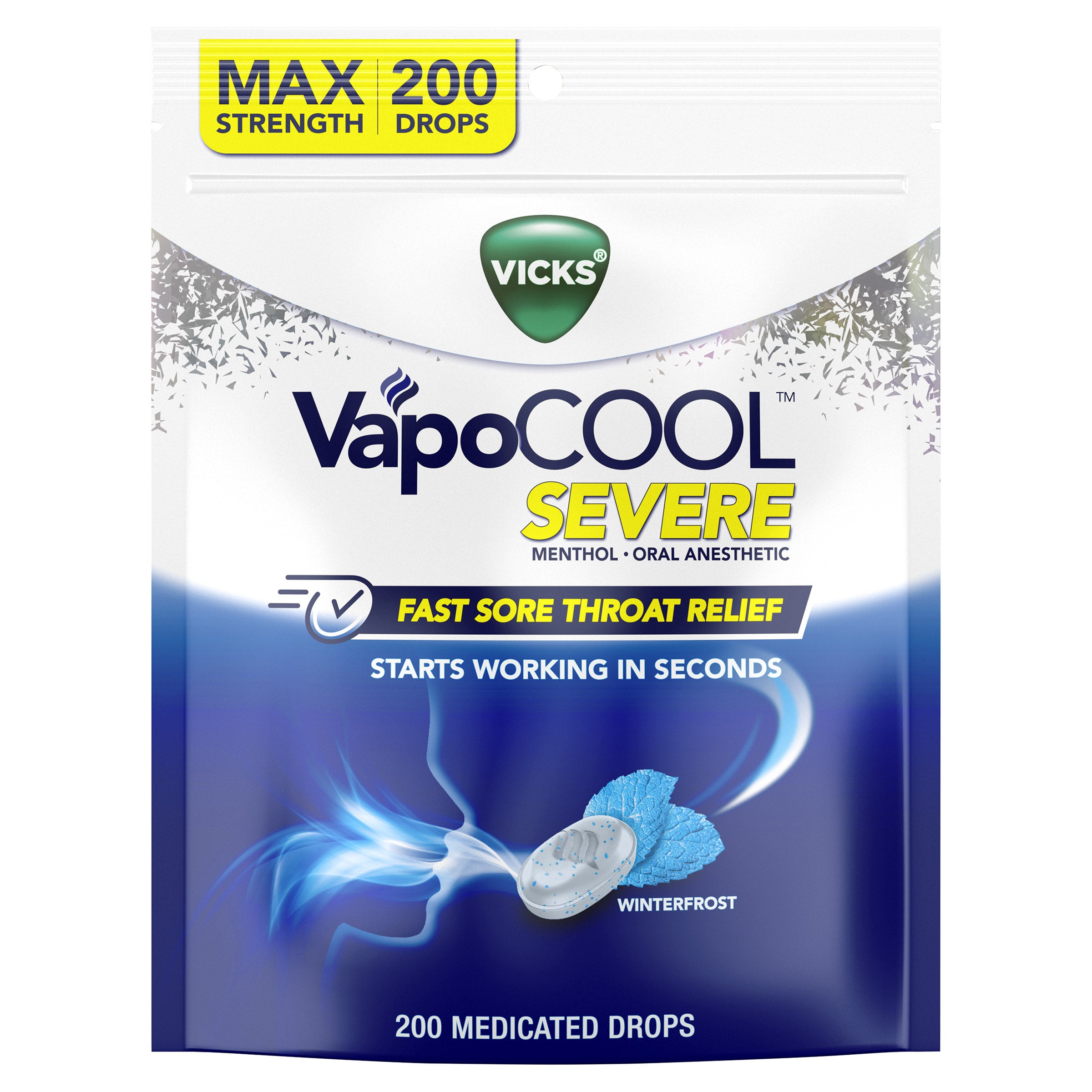 Vicks VapoCOOL WinterFrost Drops, 200 Drops