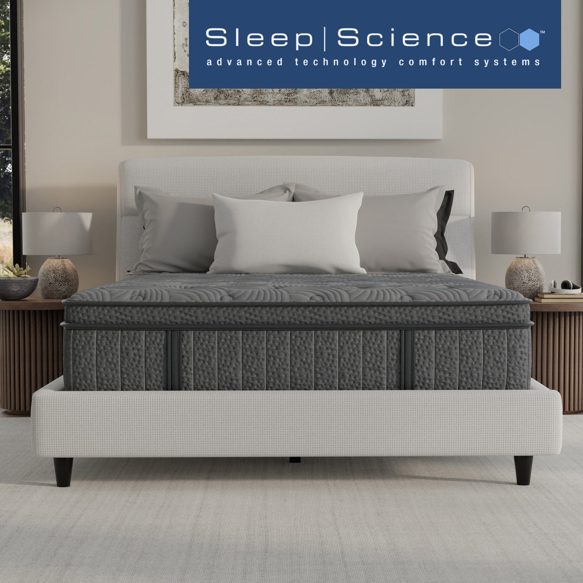 Sleep Science Solara 14" Hybrid Euro Top Memory Foam Mattress