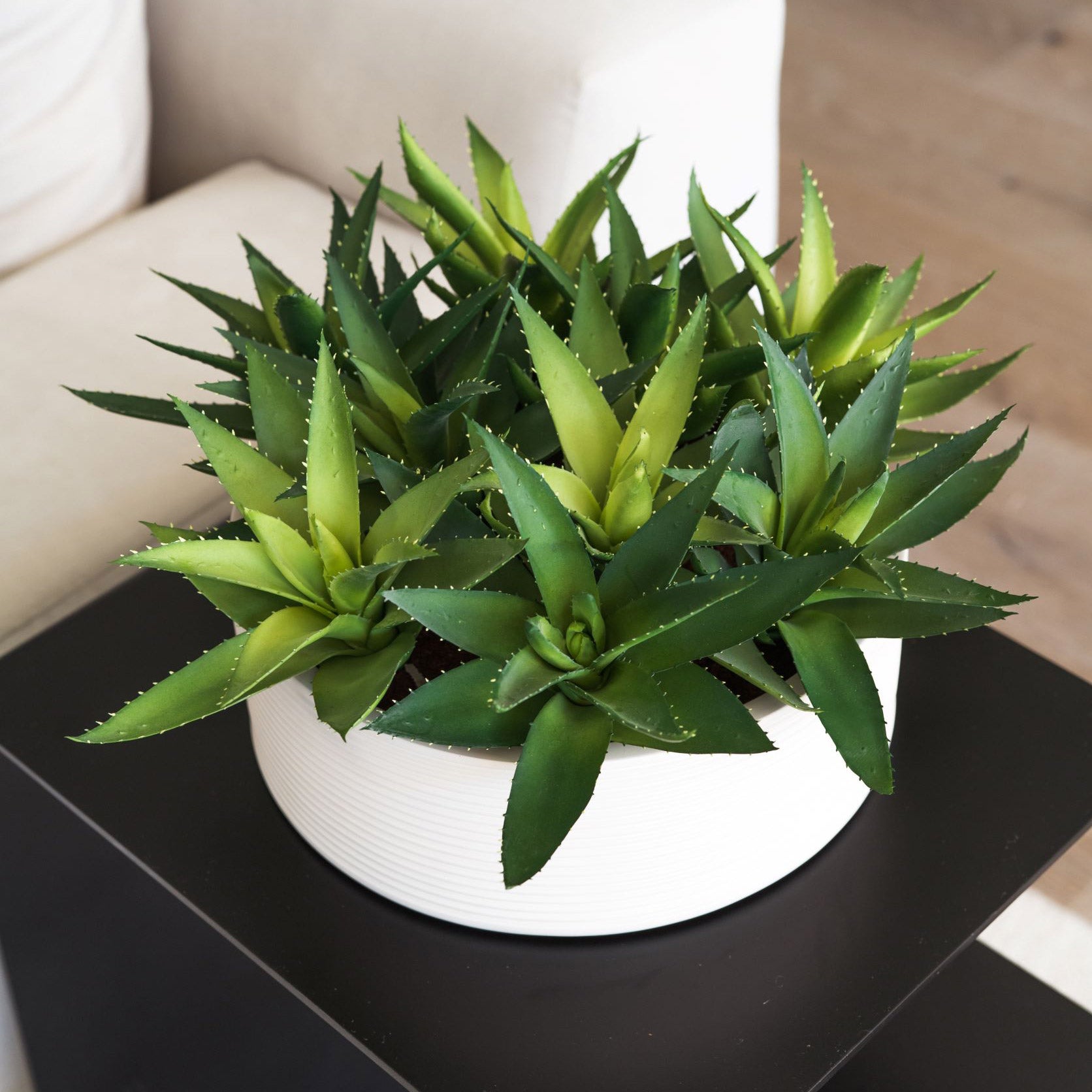 Faux Aloe Centerpiece