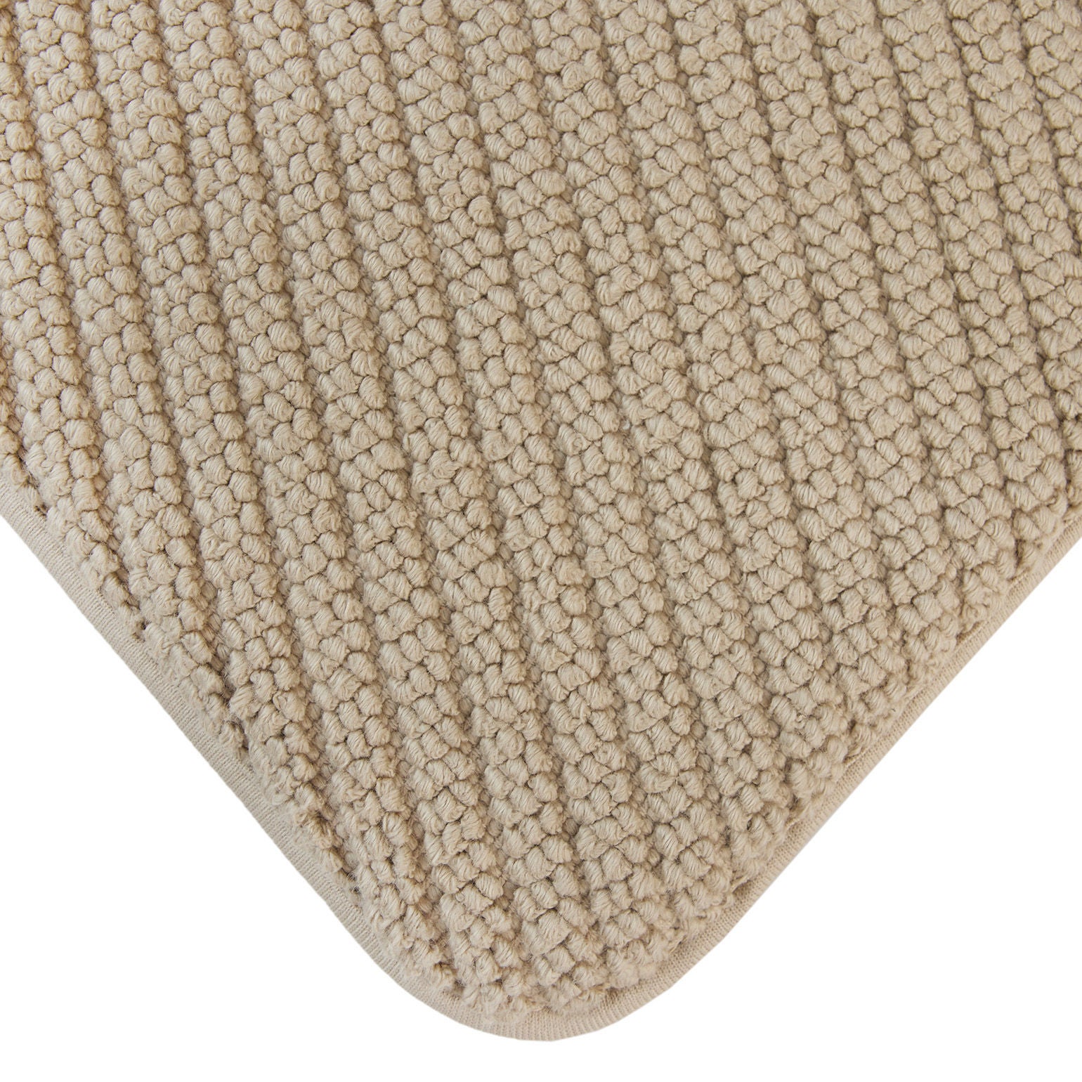 Cotton Twill Memory Foam Bath Rug
