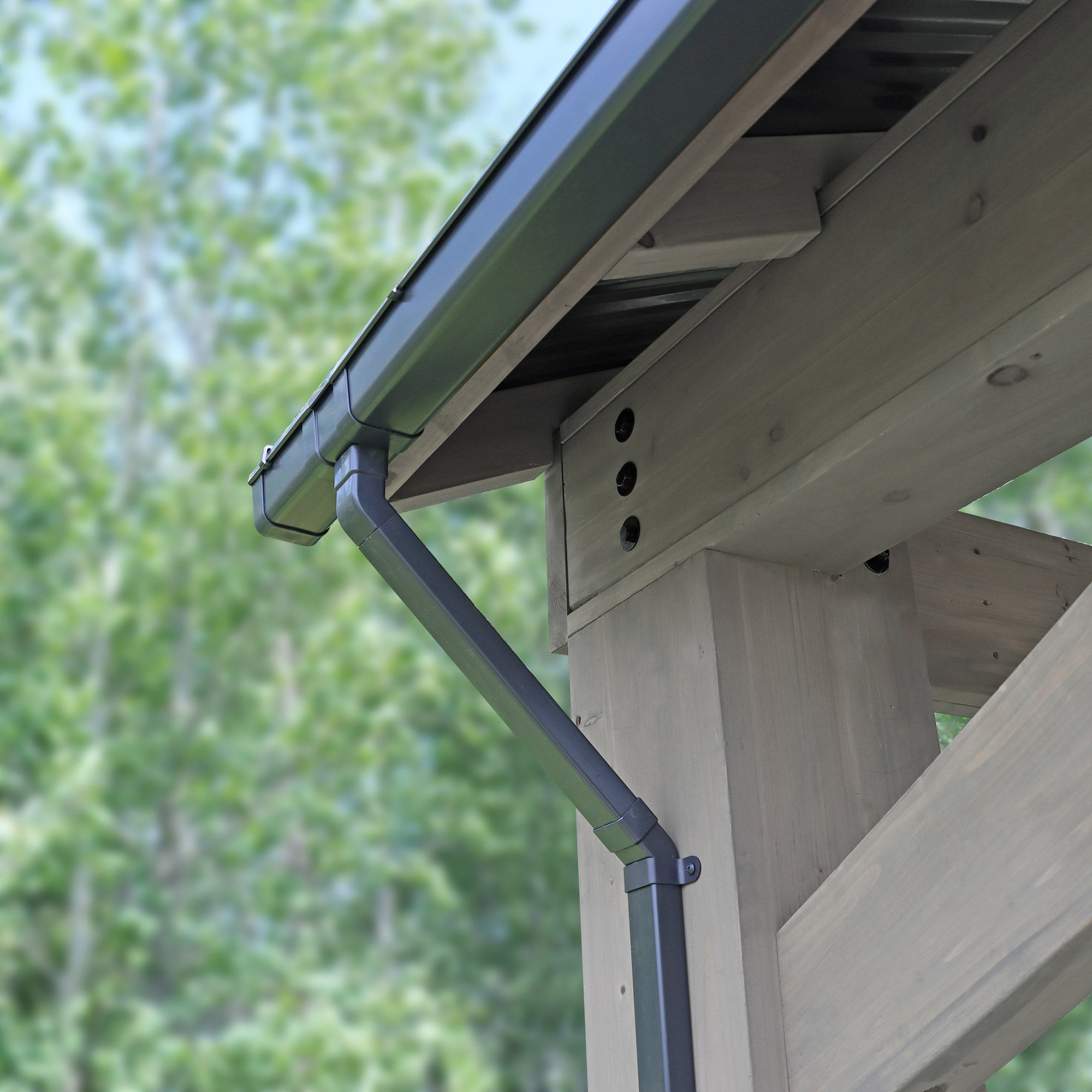 16' x 14' Timber Pavilion Rain Gutter Kit