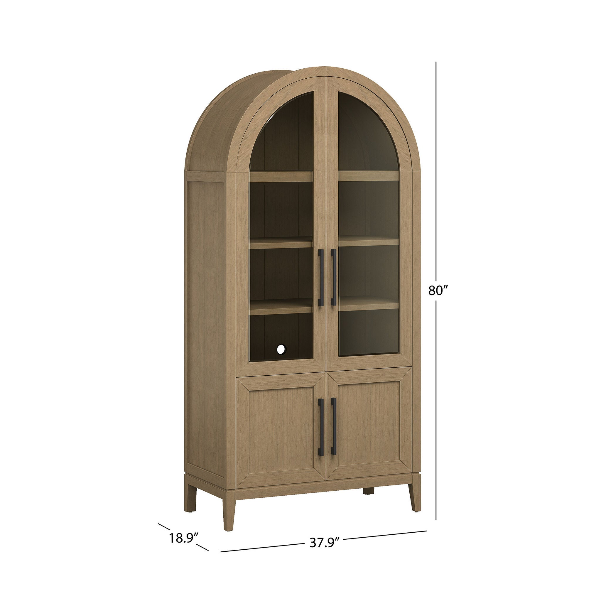 Aspen 80" Bookcase