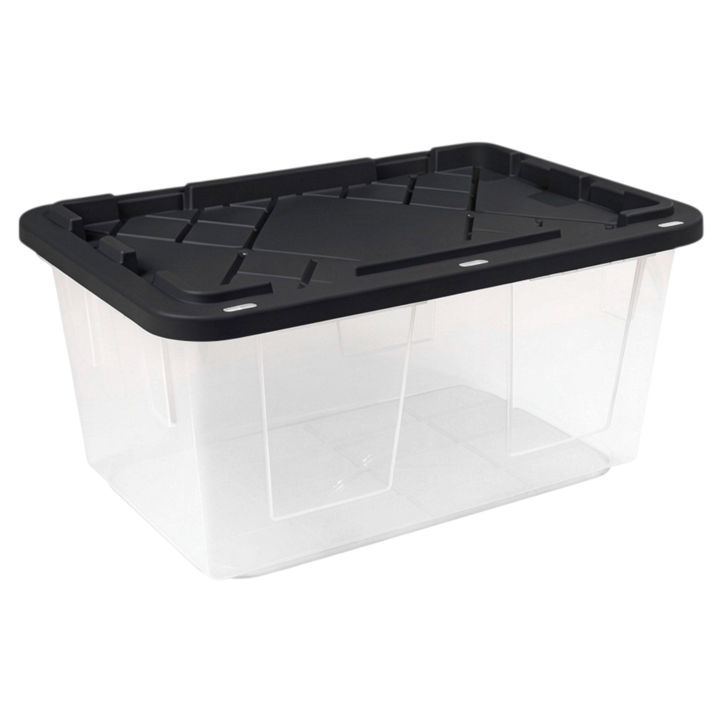 Greenmade 27 Gallon Clear Storage Bin, 8‑pack
