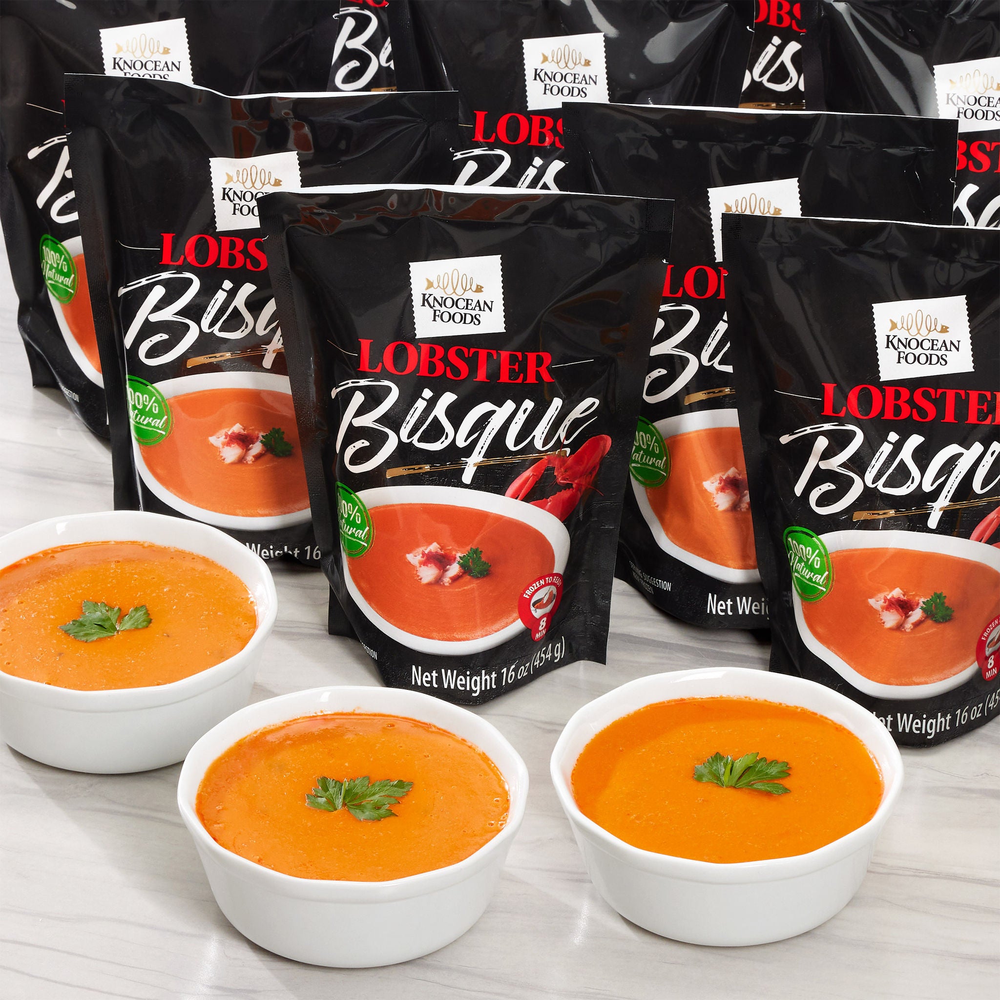 Lobster Bisque, 10 -16 oz. Bags, 10 lb Total