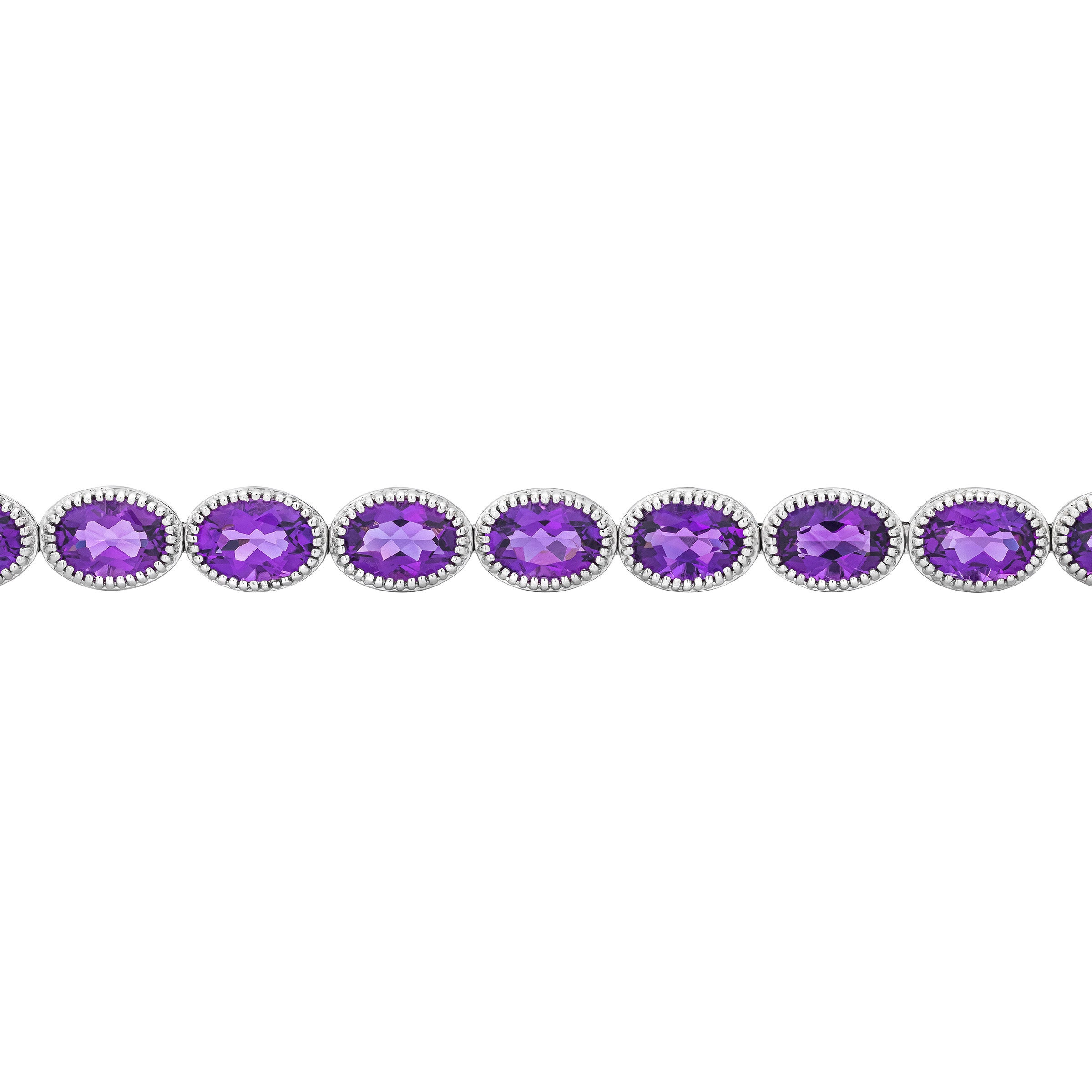Gemstone 14kt White Gold Bracelet