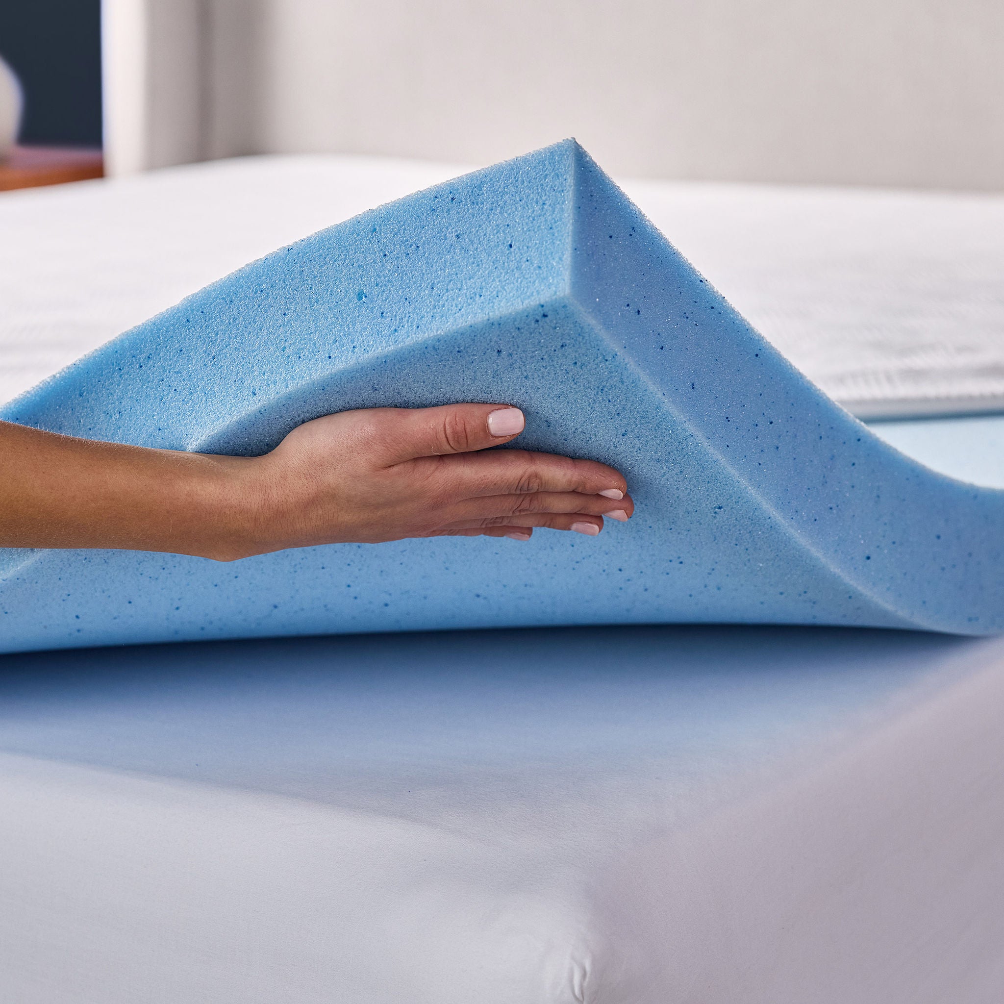 Novaform 3" Advanced Cooling Gel Memory Foam Mattress Topper