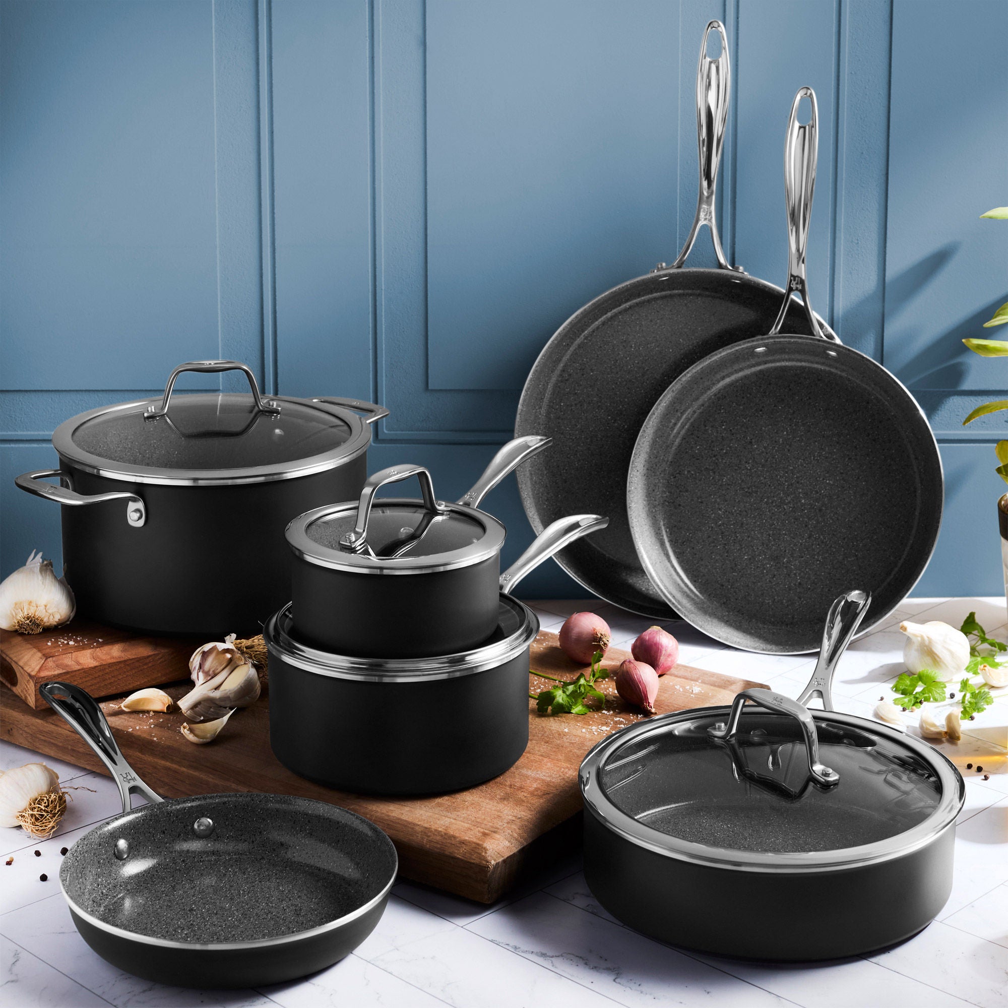 Henckels Capri Ceramic 11-piece Cookware Set