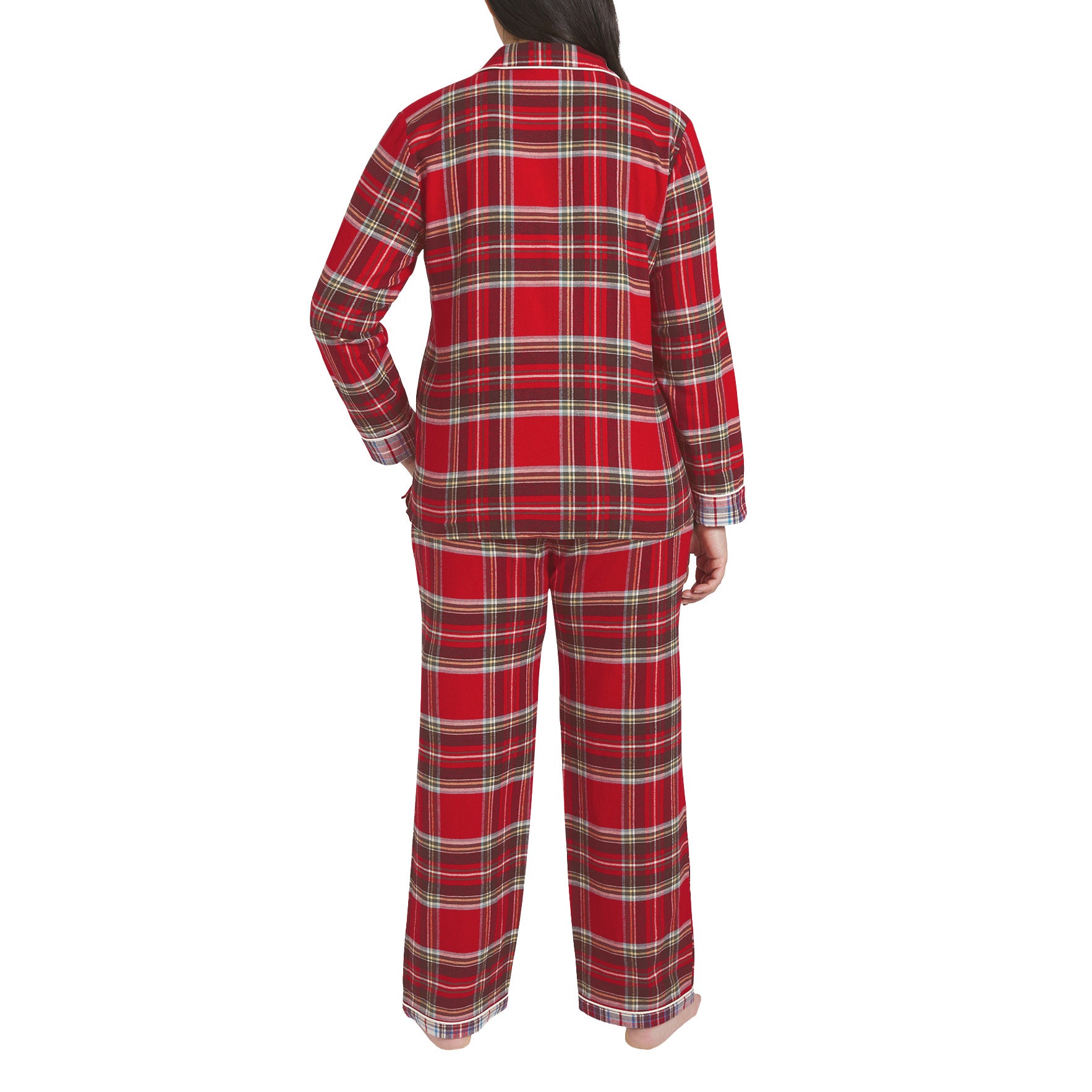 Lands' End Women's 2-piece Cotton Flannel Pajama Set