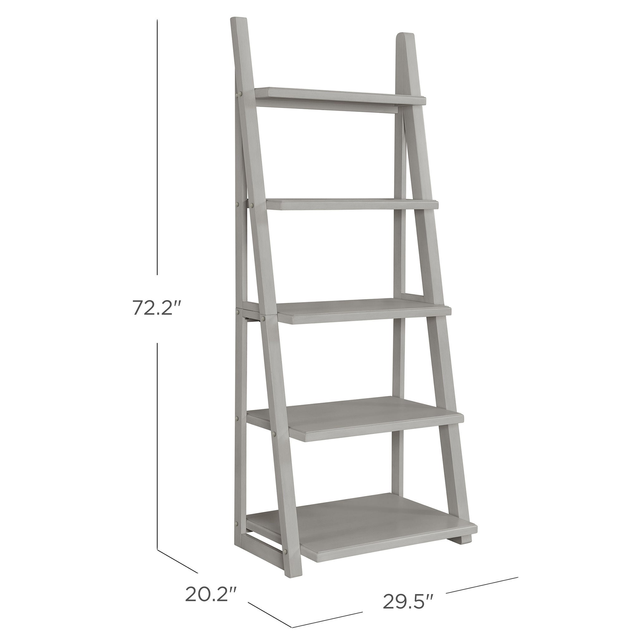 Kellen 72” Ladder Bookcase