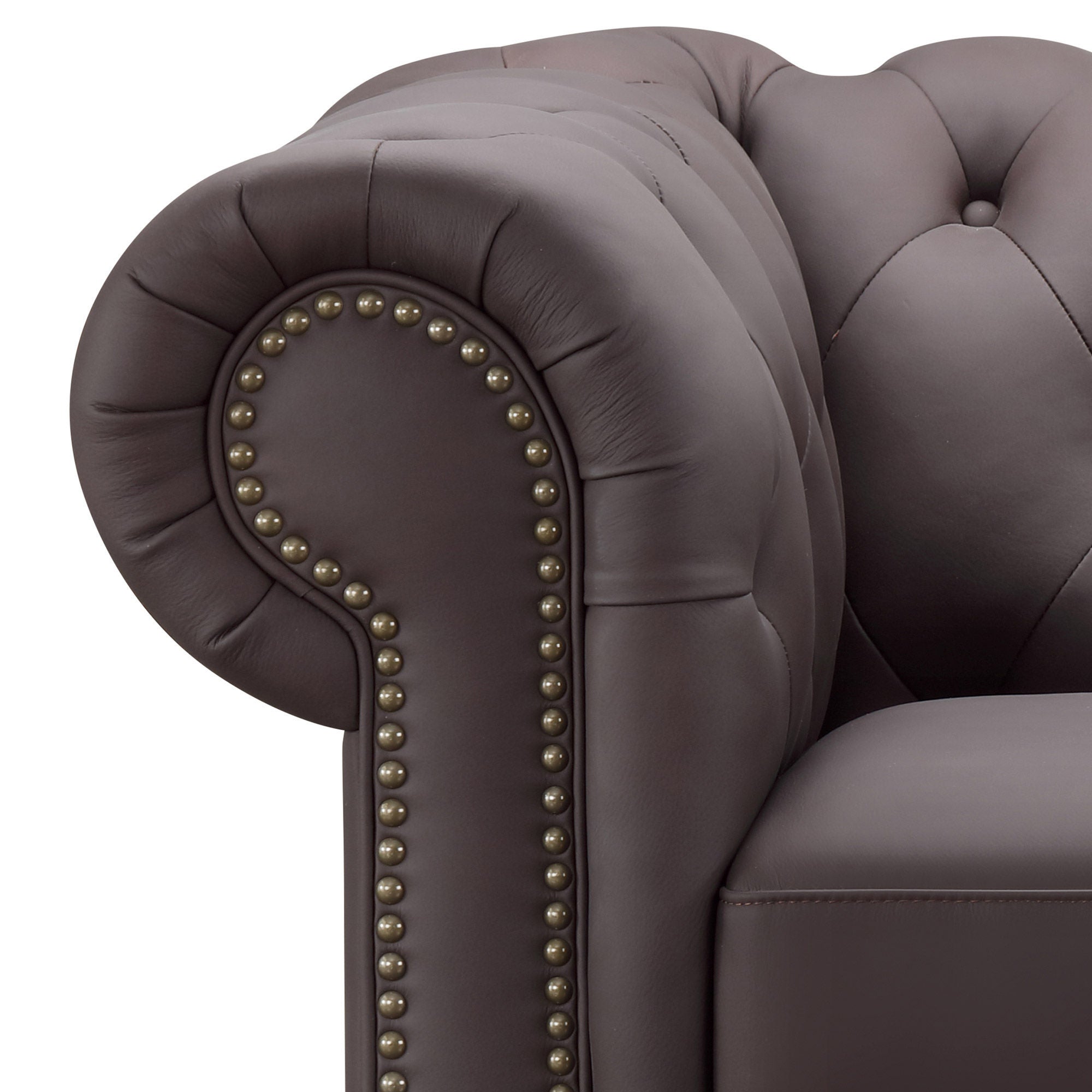 Culver Leather Chesterfield Sofa