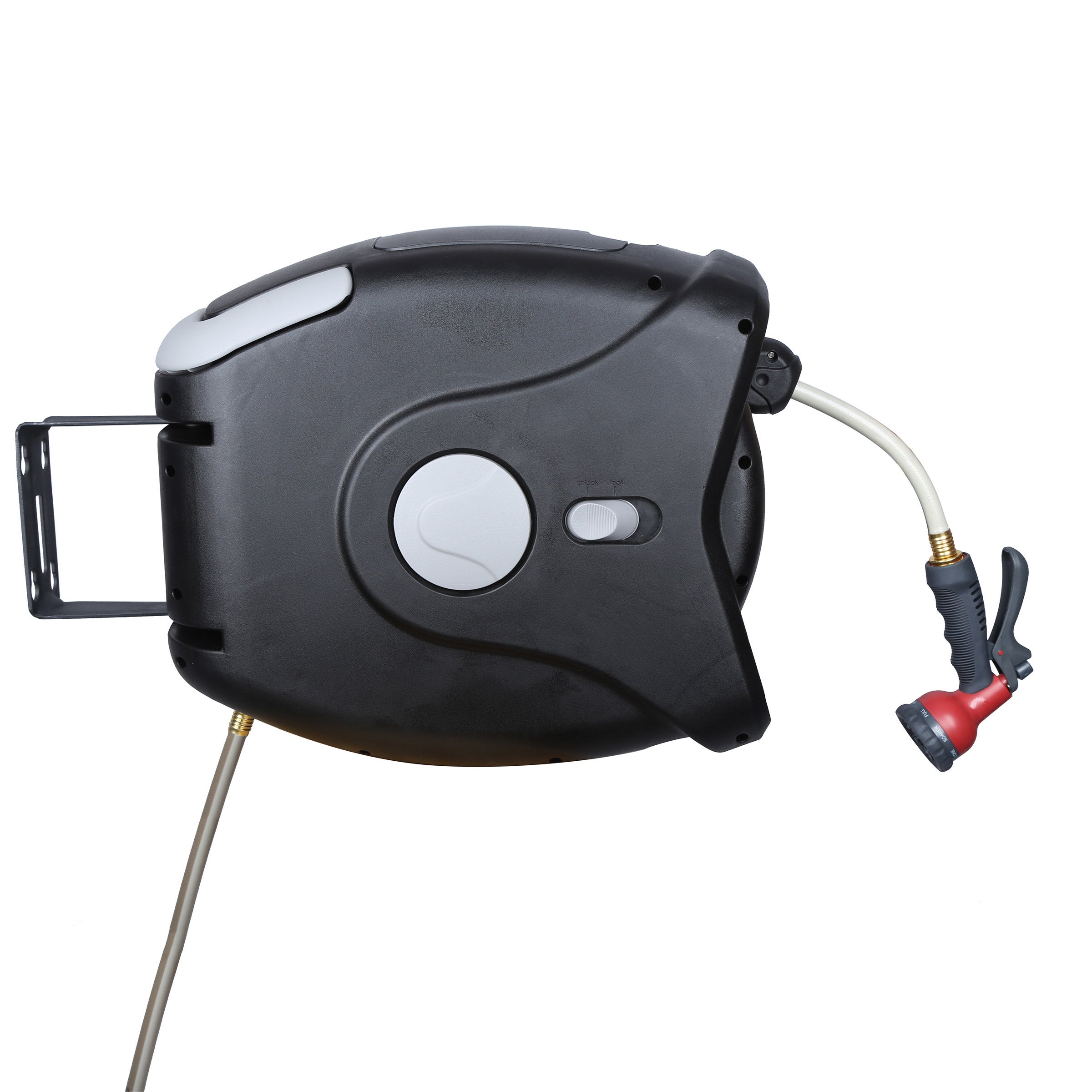 Sunneday 5/8 in. x 50 ft. Retractable Garden Hose & Reel