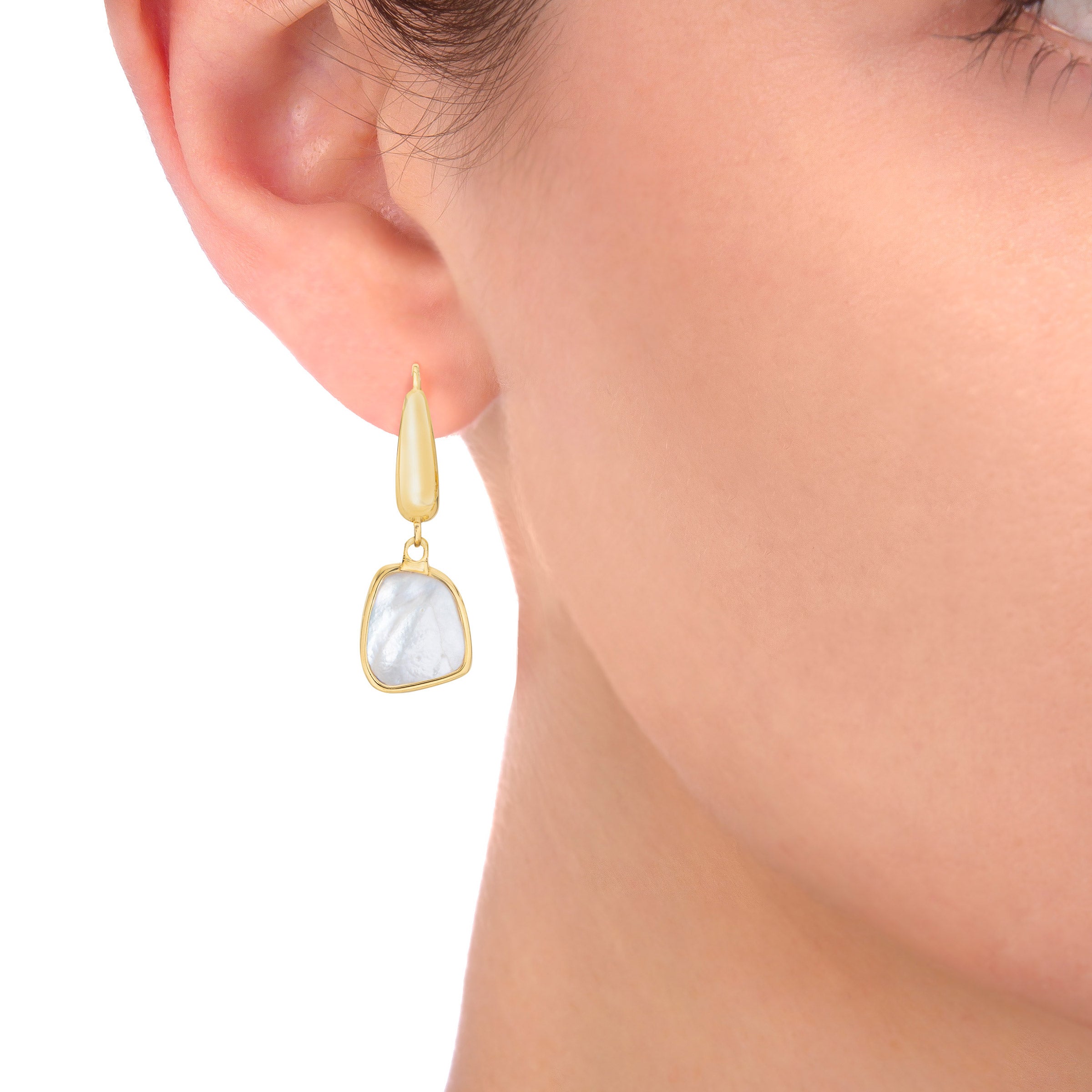 Gemstone 14kt Yellow Gold Dangle Earrings