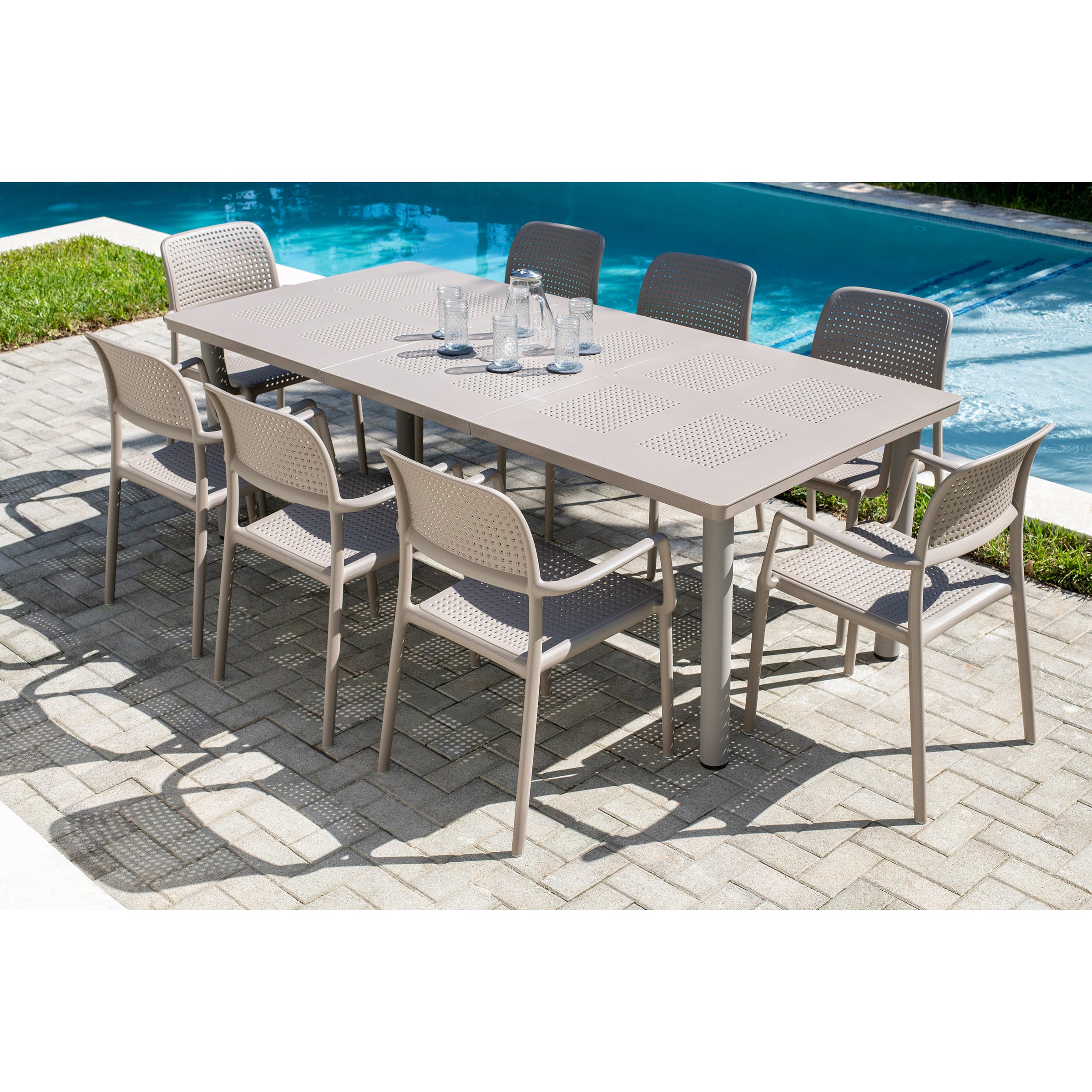 Nardi Bora 9-piece Dining Set