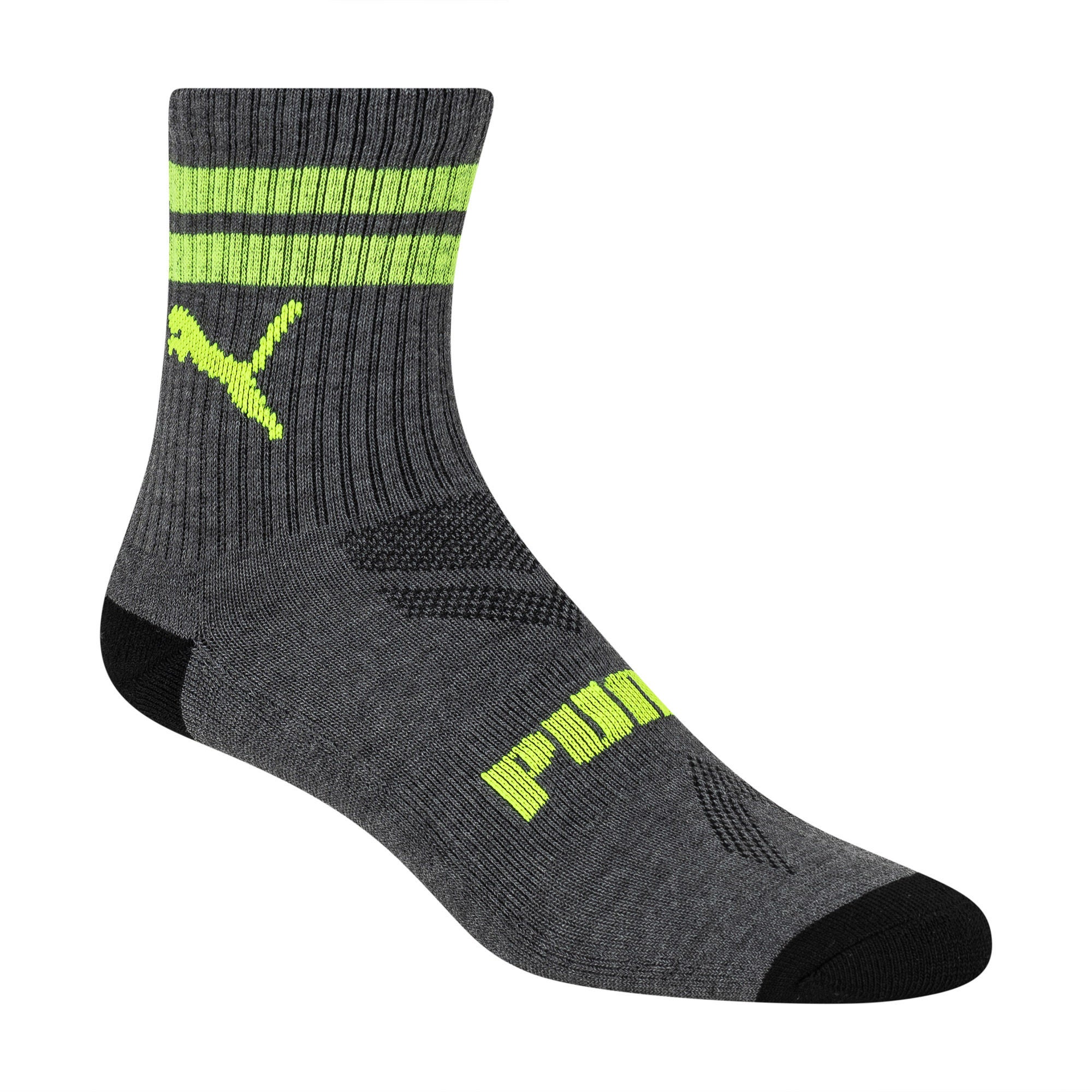 PUMA Kids' Low Crew Socks, 20-pair