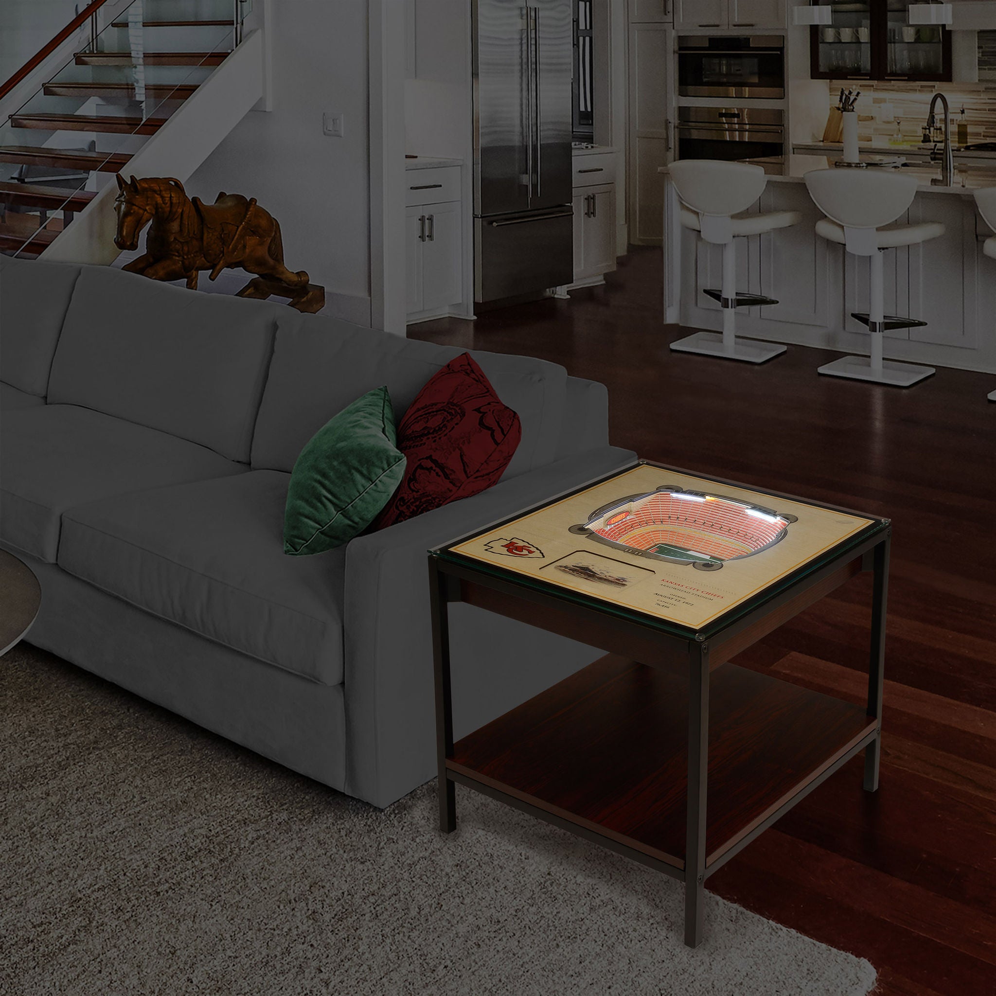 NFL 25-layer Stadium View End Table