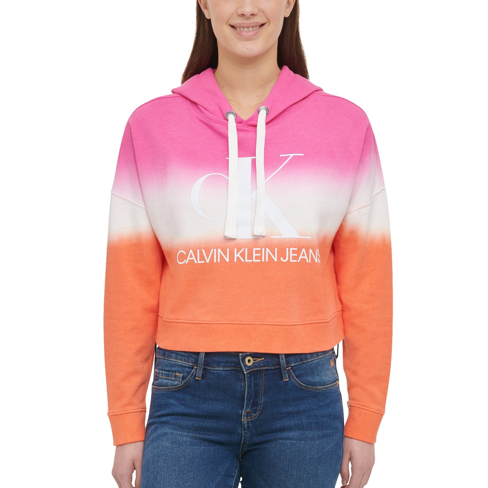 Calvin Klein Jeans Ladies' Dip Dye Hoodie