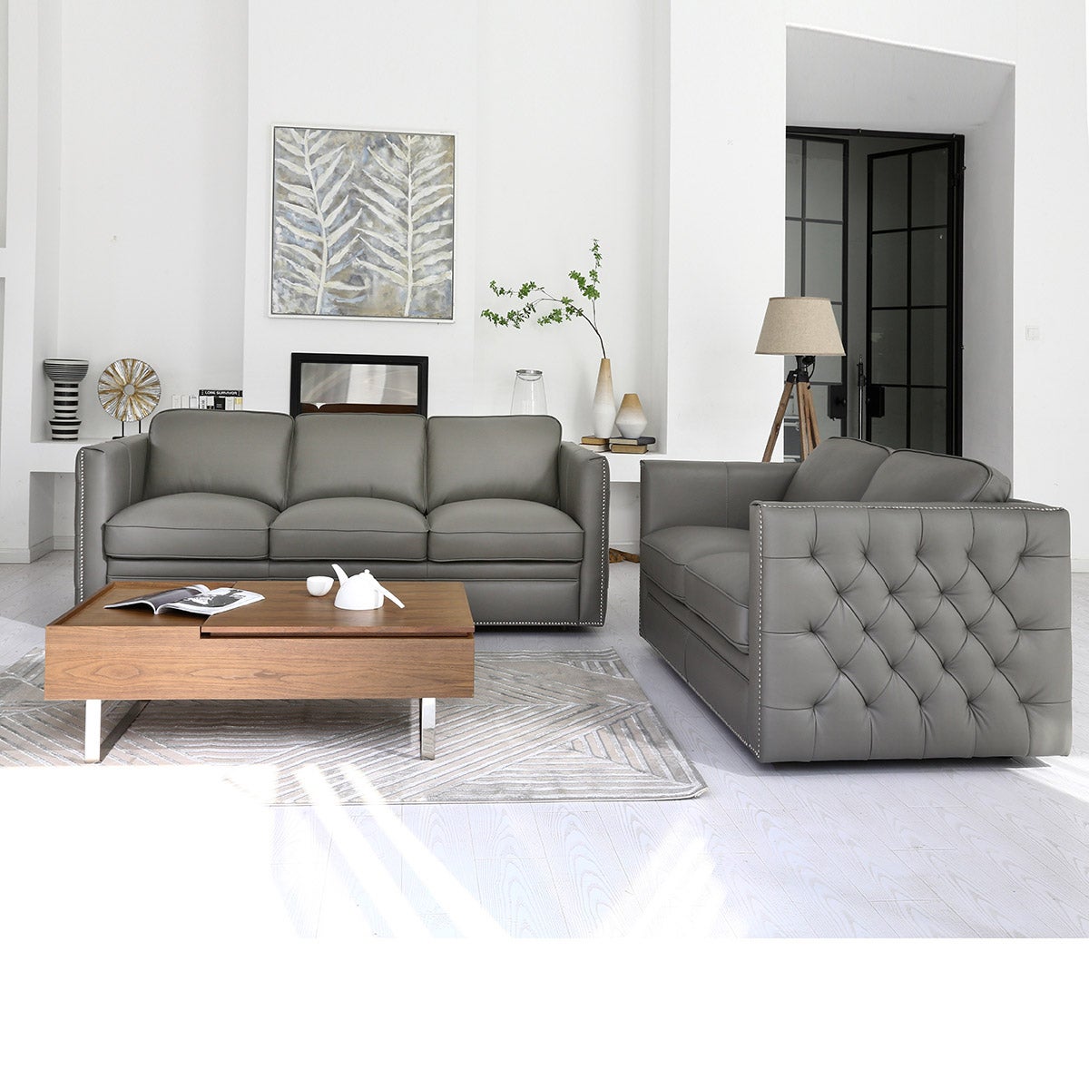 Jameston Leather Loveseat