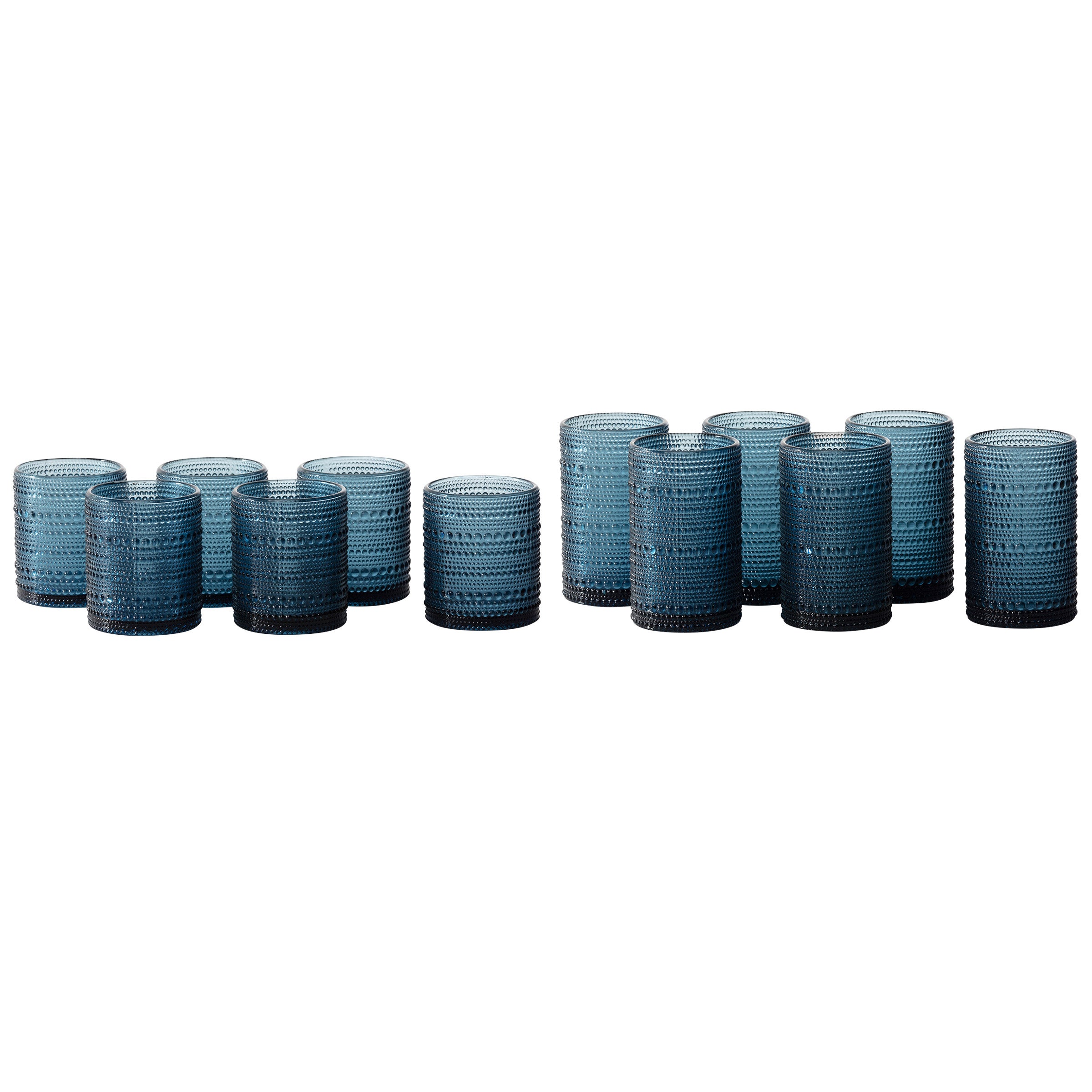 Jupiter by Fortessa DOF and Beverage Glass, Set of 12.
