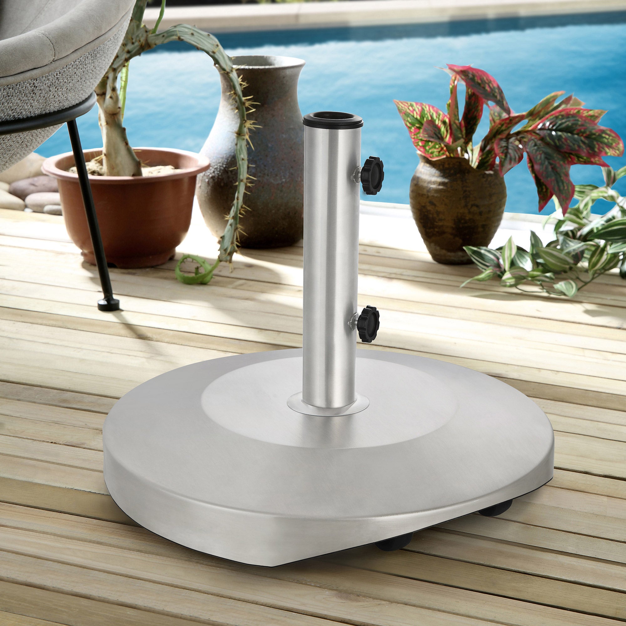 Ove Stainless Steel Umbrella Base