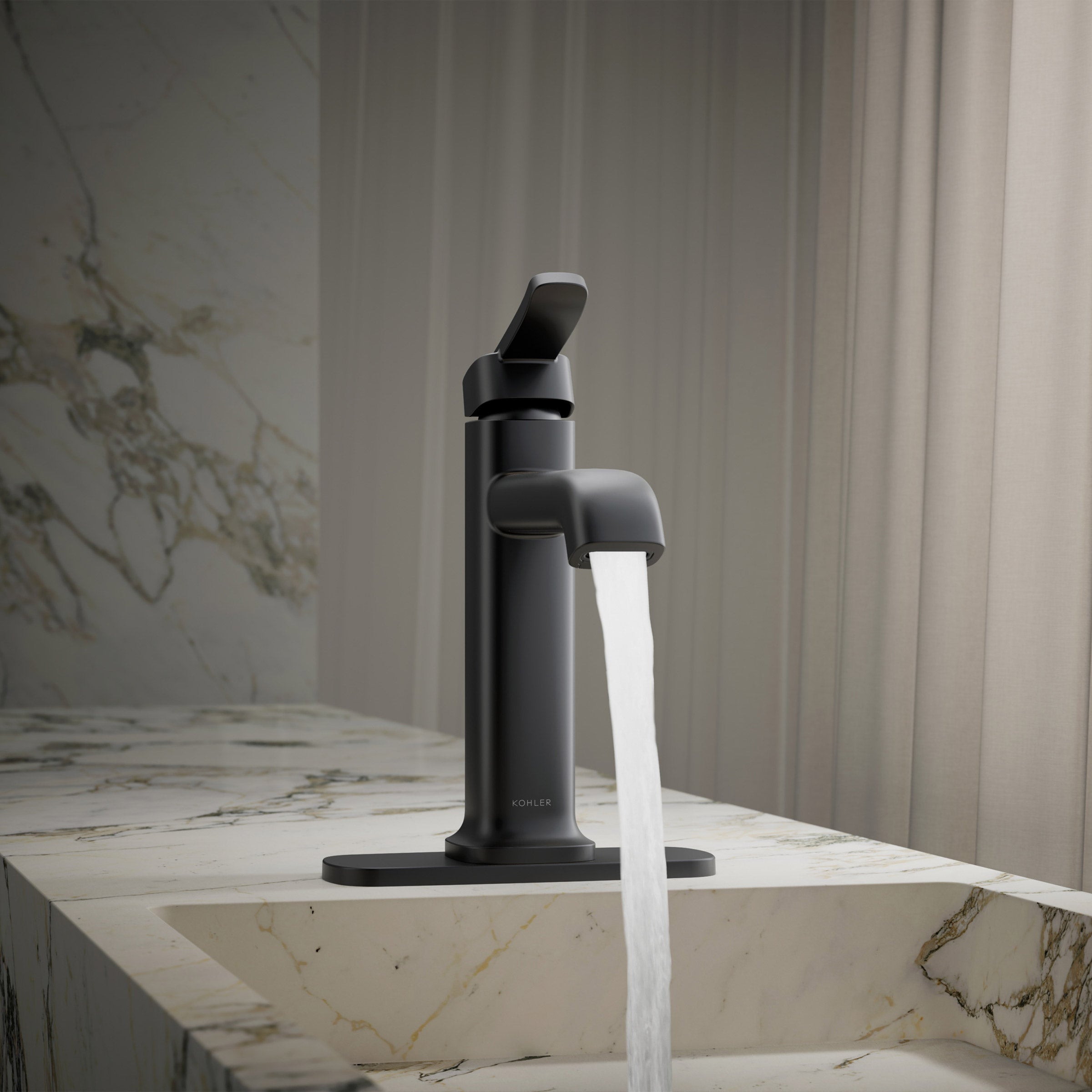 Kohler Cordate Single-handle Bathroom Faucet
