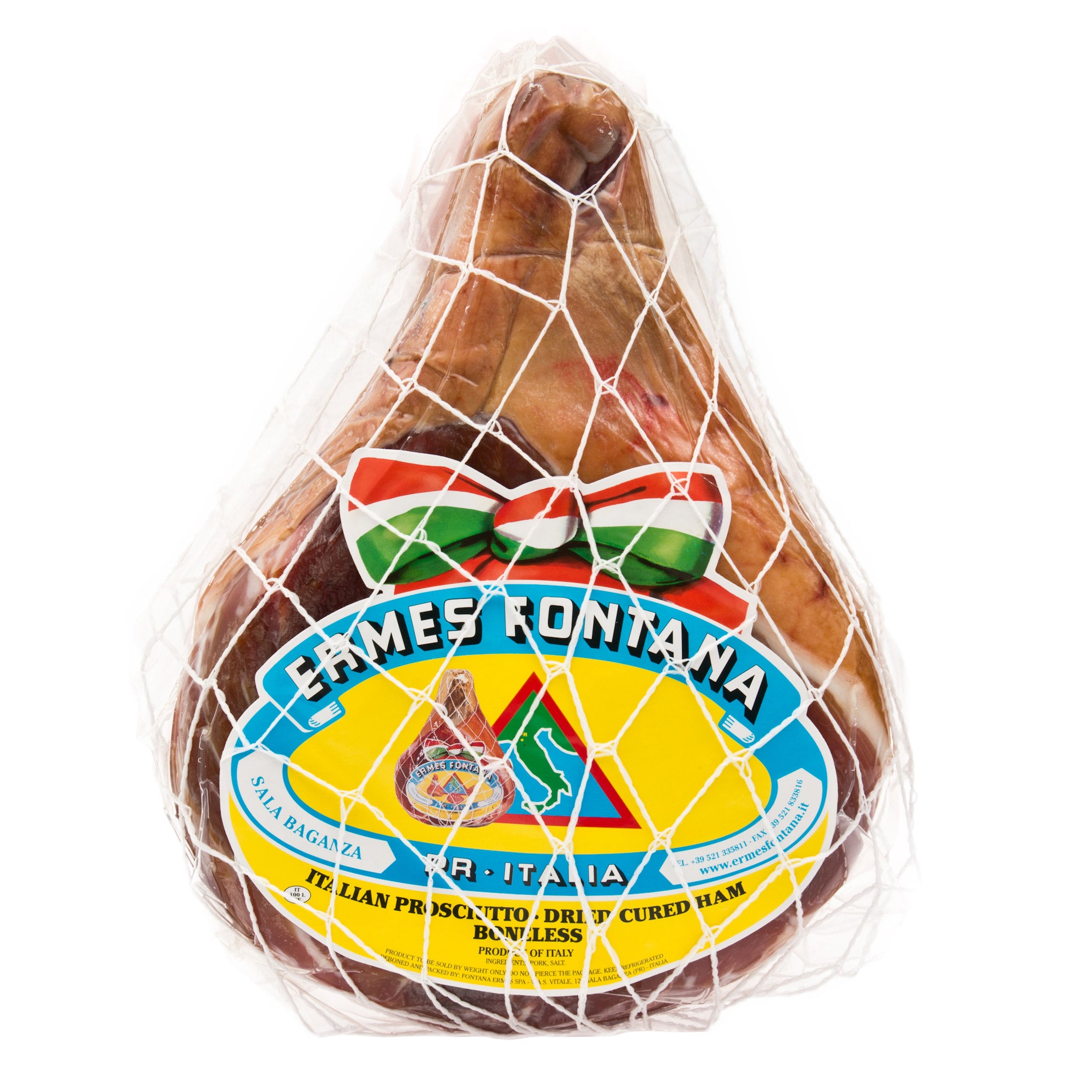 Ermes Fontana Whole Boneless Leg Prosciutto Crudo 13 lbs.