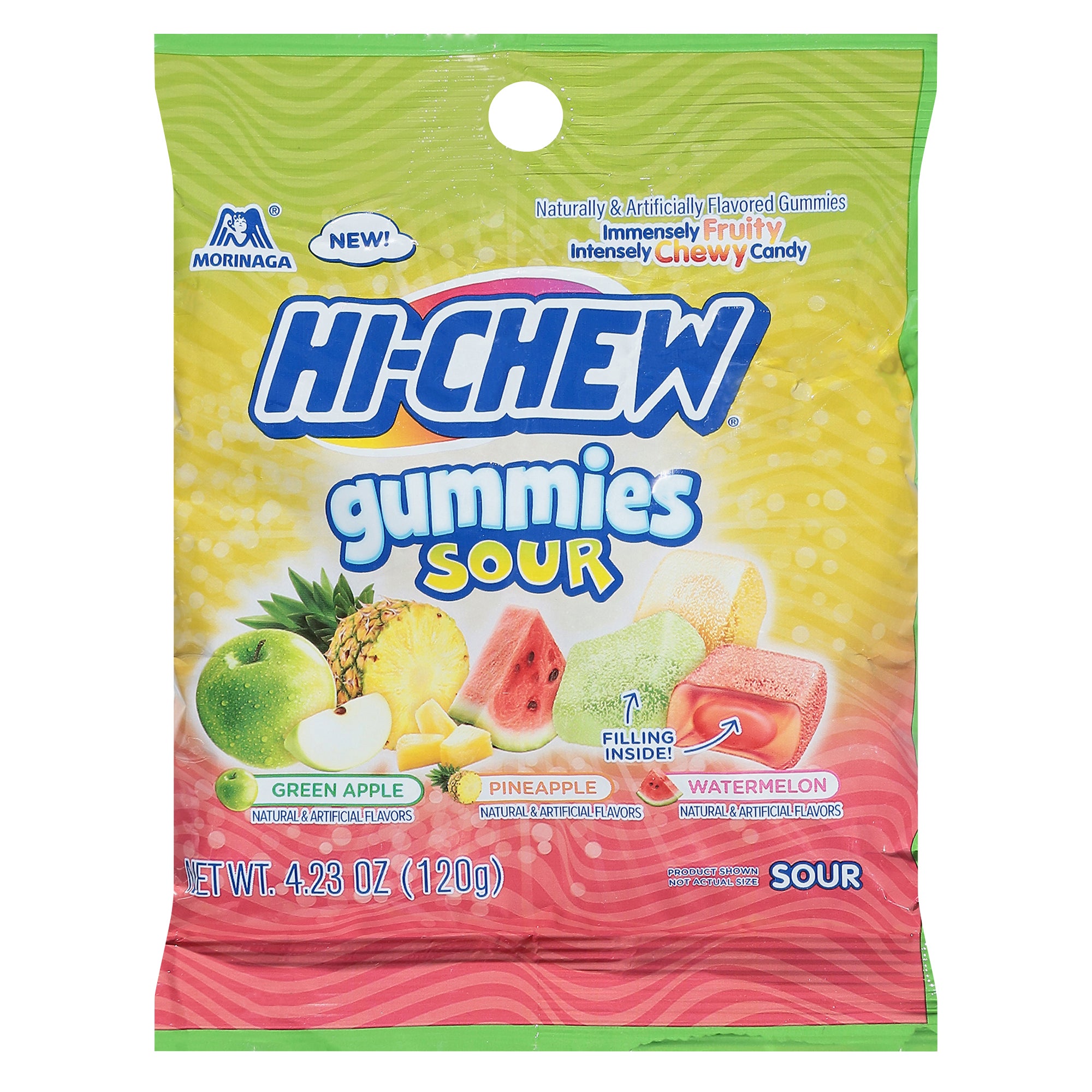 Hi-Chew Sour Gummies, Assorted Flavors, 4.23 oz, 9-count