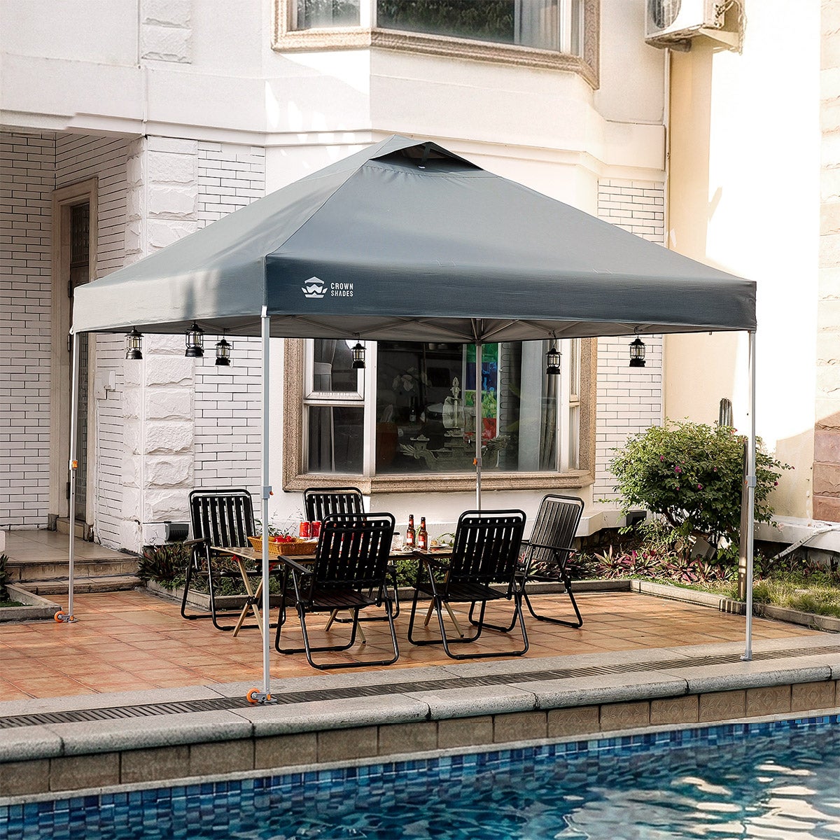 Crown Shades 10' x 10' Instant Canopy plus Wheel-bag