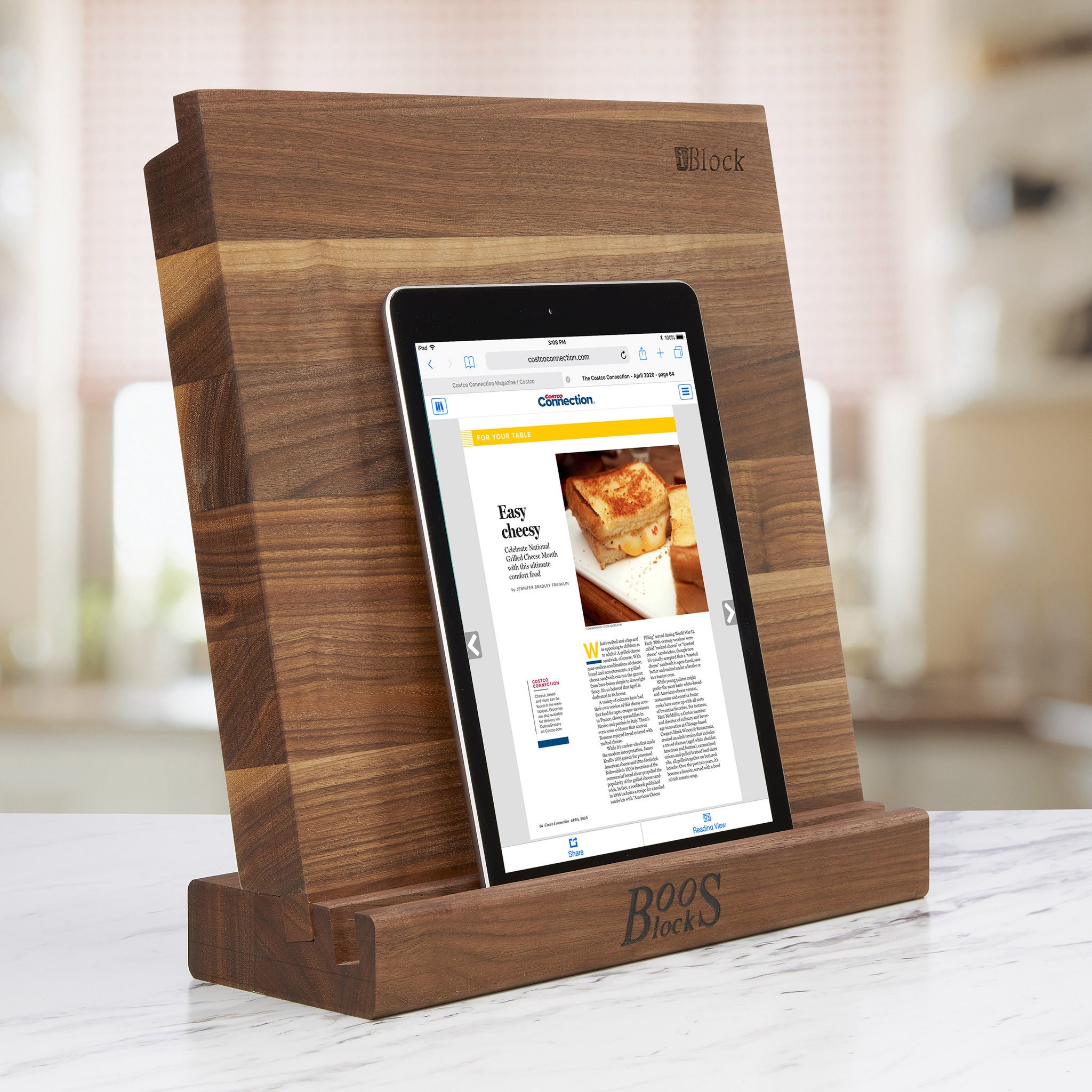 John Boos I-Block Tablet Stand and Cutting Board