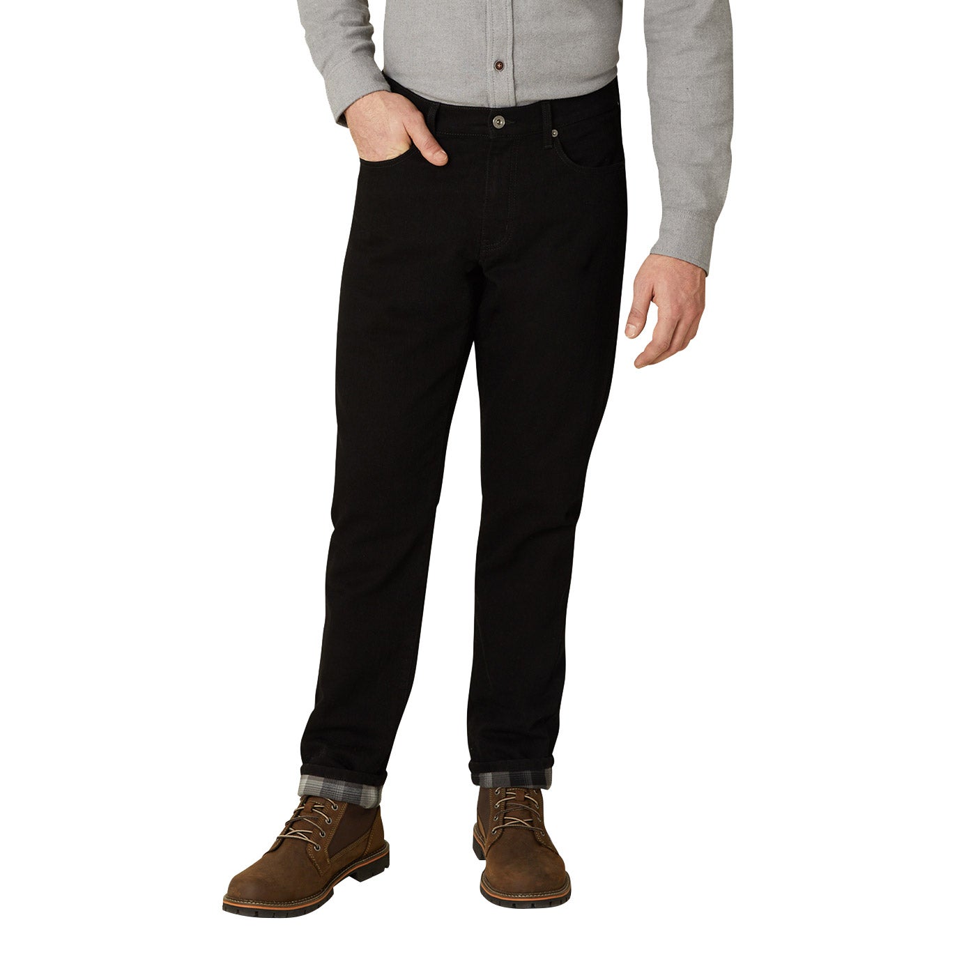 Eddie Bauer Men's Flannel Lined Denim