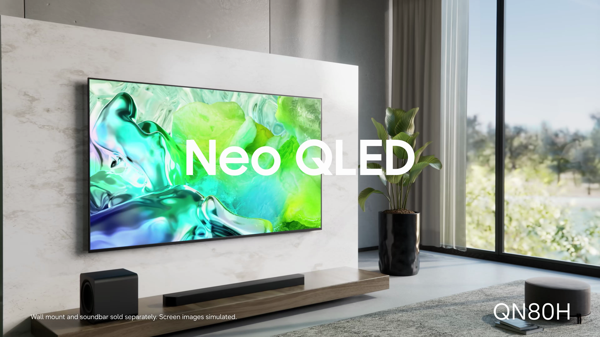 Samsung 55" Class - QN80H Neo QLED Series - 4K Mini-LED - Vision AI Smart TV - Allstate 3-Year Protection Plan Bundle Included For 5 Years of Total Coverage*